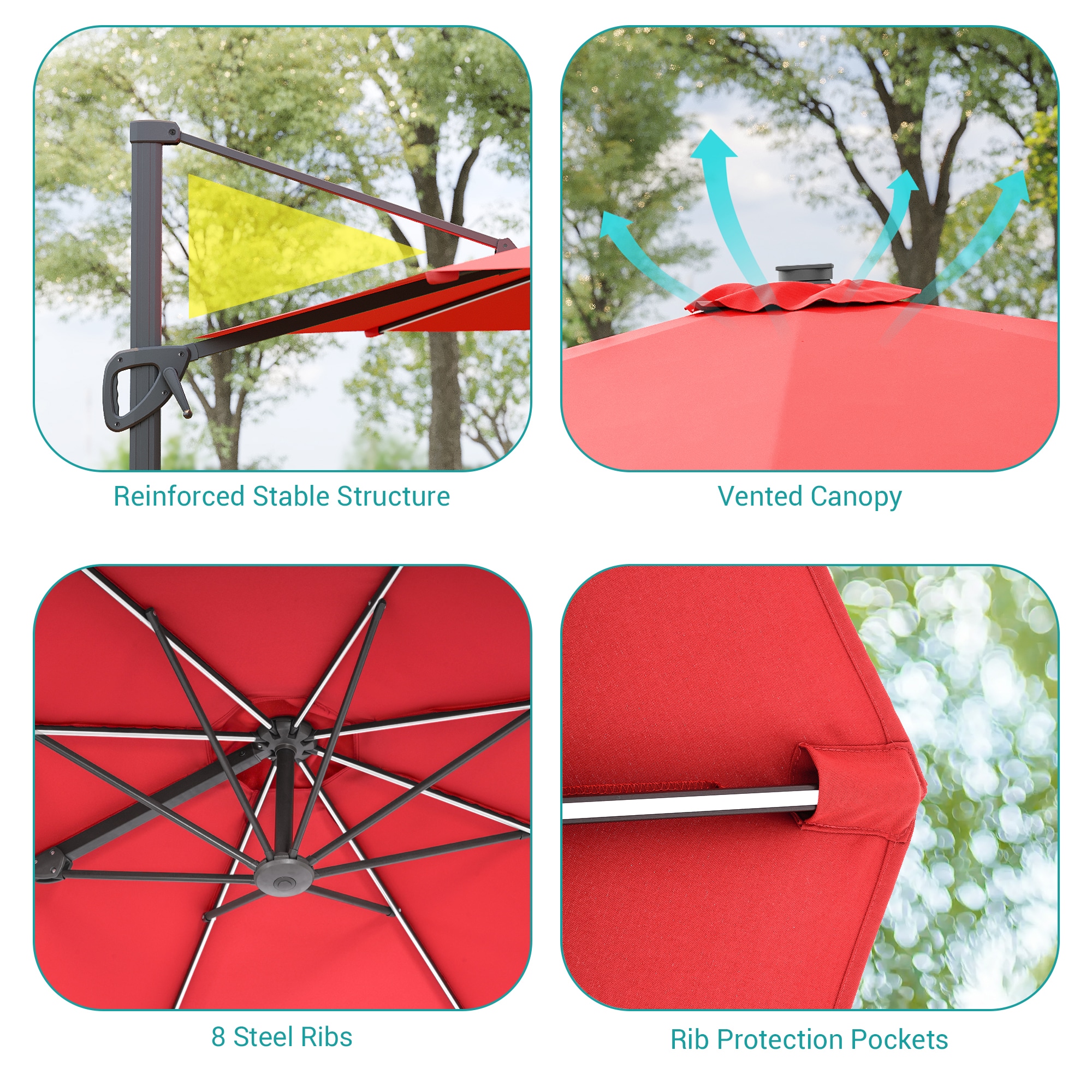 ACEGOSES LW-LED-JC12R Umbrellas-2 - View #5