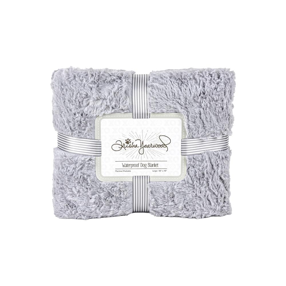 Trisha Yearwood Pet Collection 46062 Rectangular Gray Polyester Pillow (Any Size)
