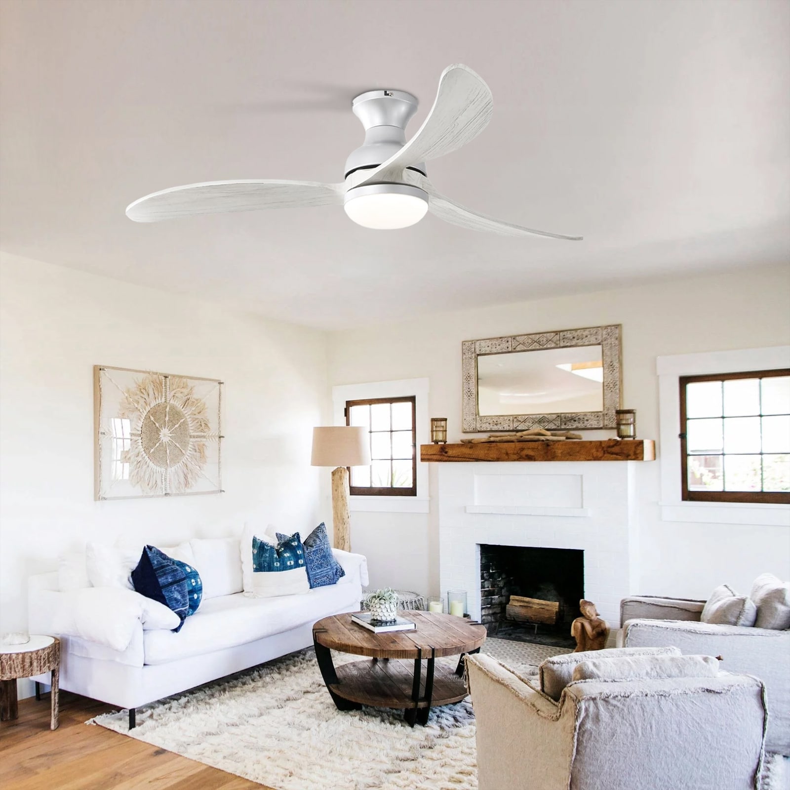Flynama HEM-L-6036REMO/CH Ceiling-Fans - View #2
