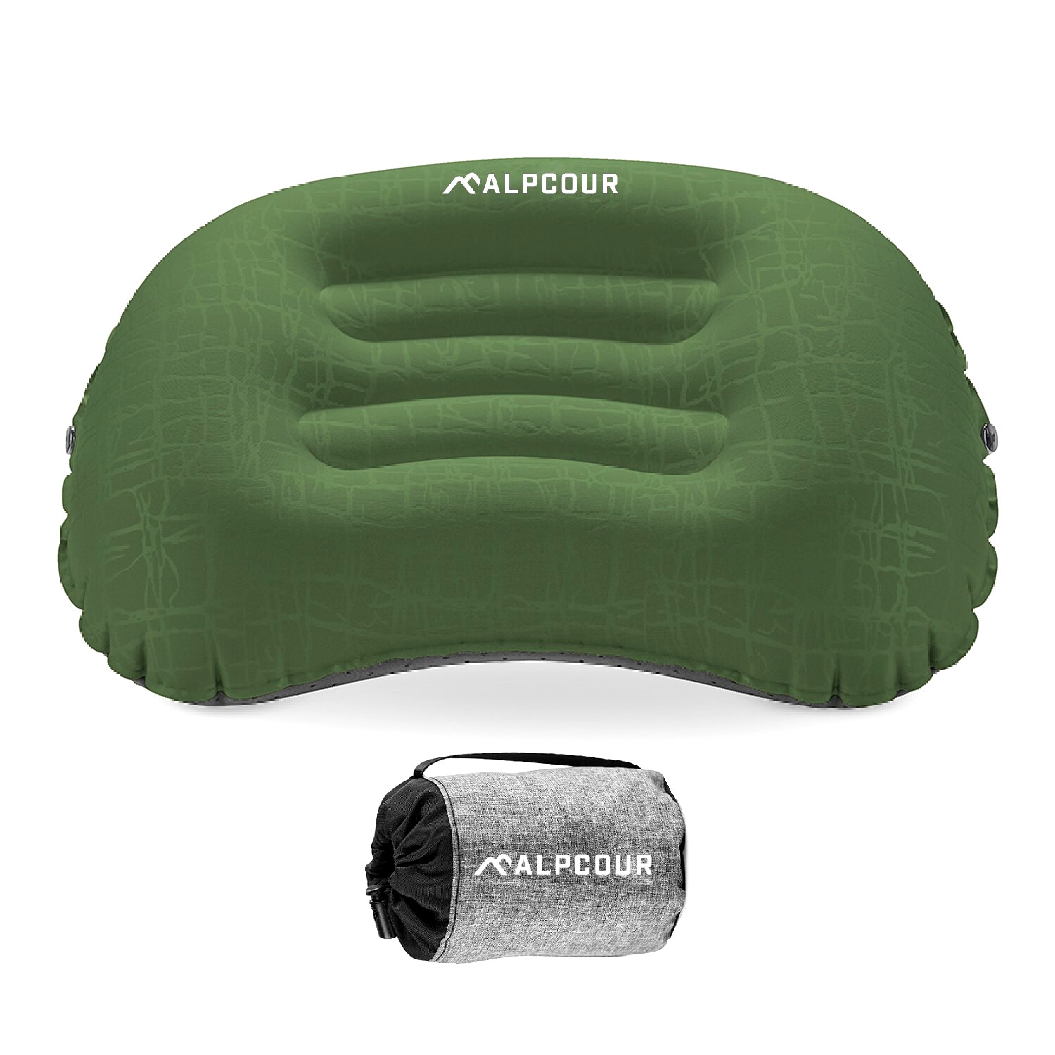 Alpcour APC-CPILPAG Graphic Print Army Green Rectangular Lumbar Pillow