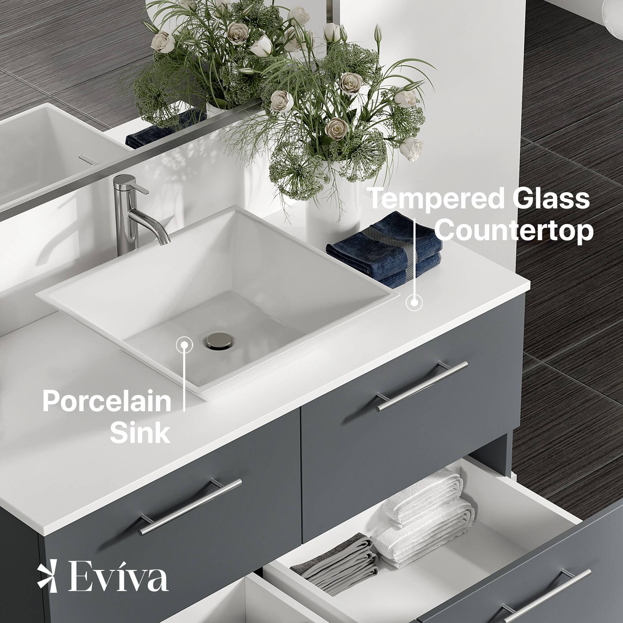 Eviva EVVN823-40GR Bath-Vanity-Combo - View #3