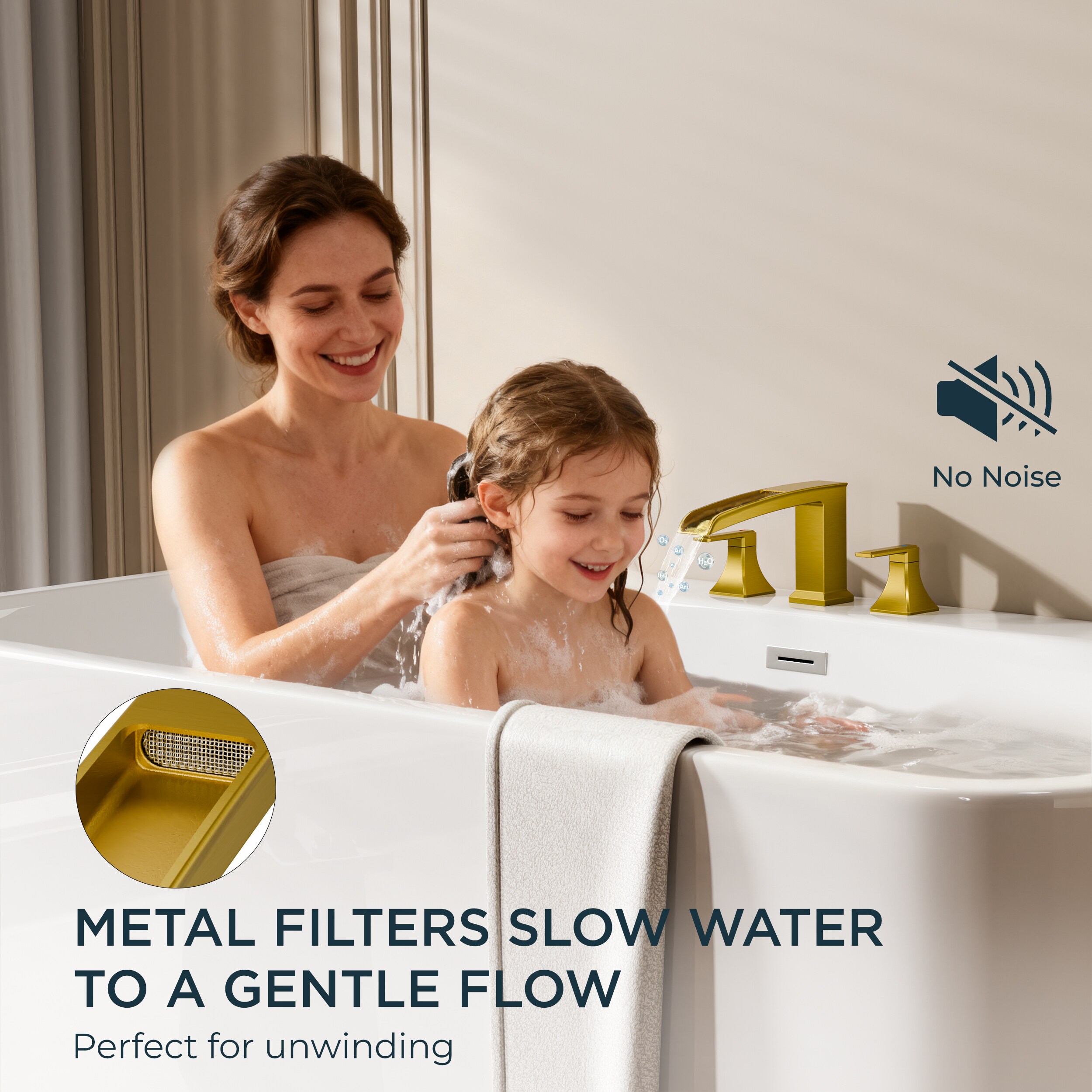 Forious Max WF-69122G Roman-Tub-Faucets - View #7