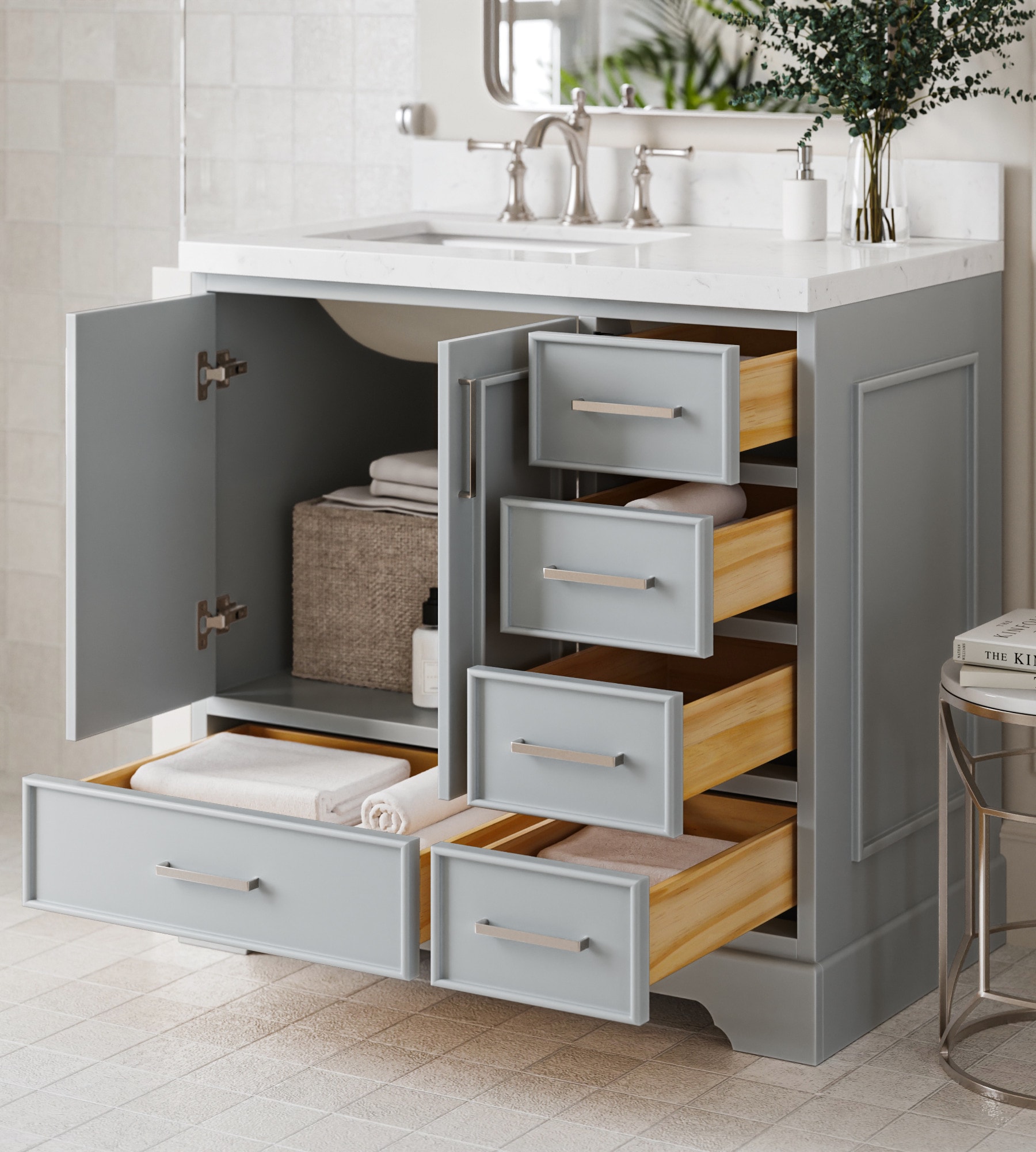 ARIEL M036S-L-BC-GRY vanities - View #3
