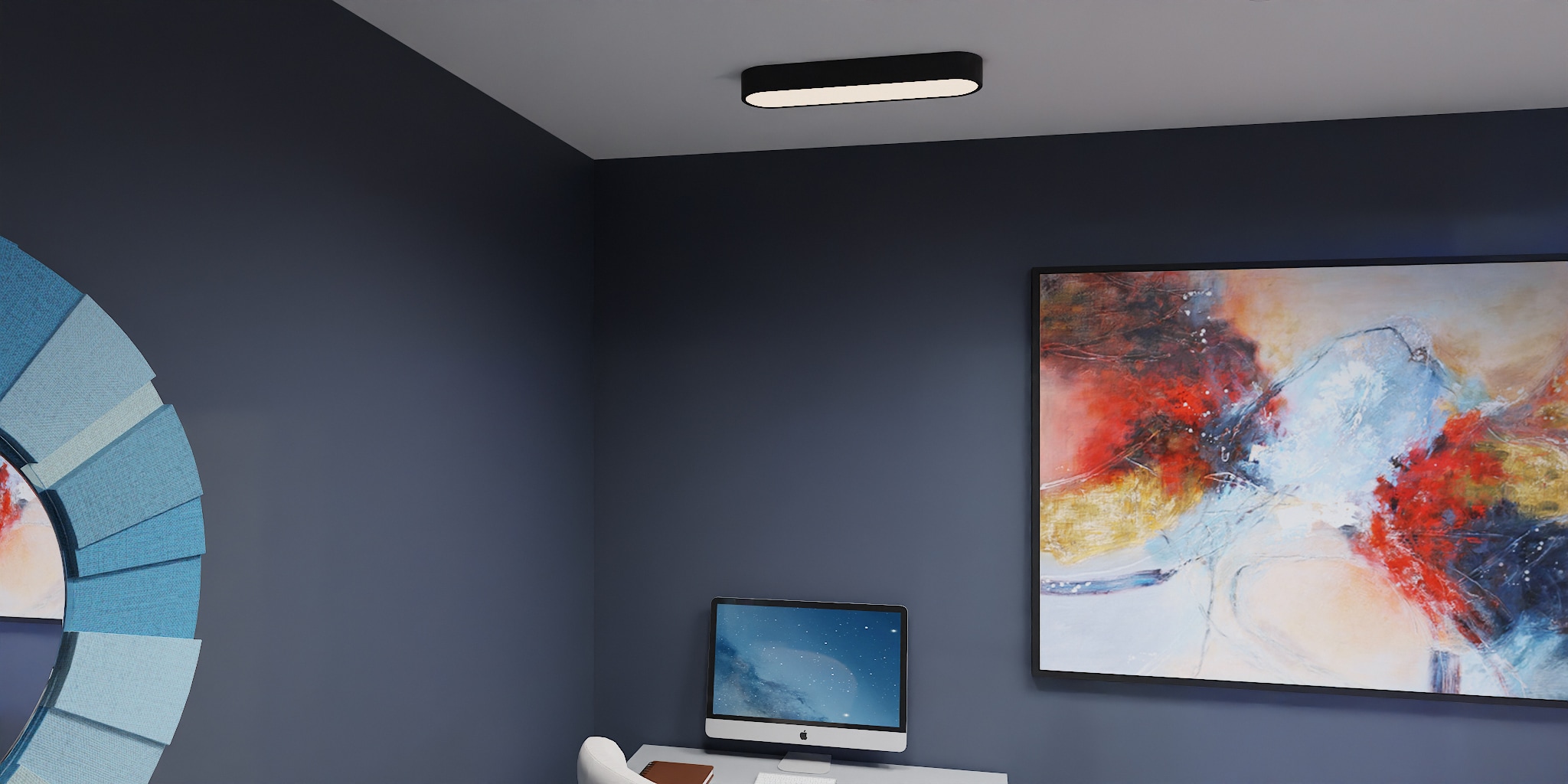 Quoizel QFL6155MBK flushmounts - View #2