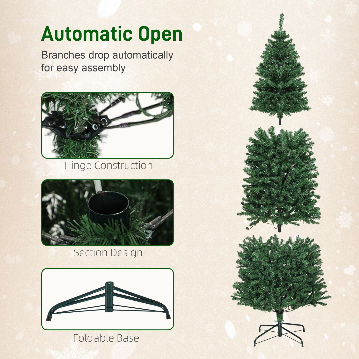 Tammesy 7ZCY8VM0NY18 Artificial-Christmas-Trees - View #3