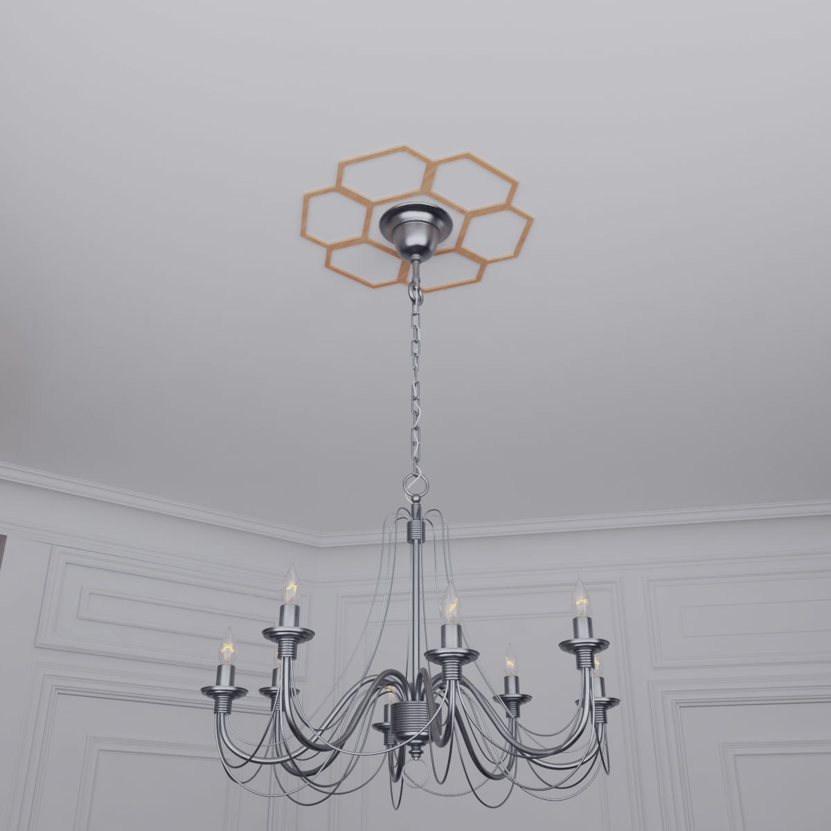 Ekena Millwork CMWP30X30X0250FOAL Ceiling-Medallions - View #11