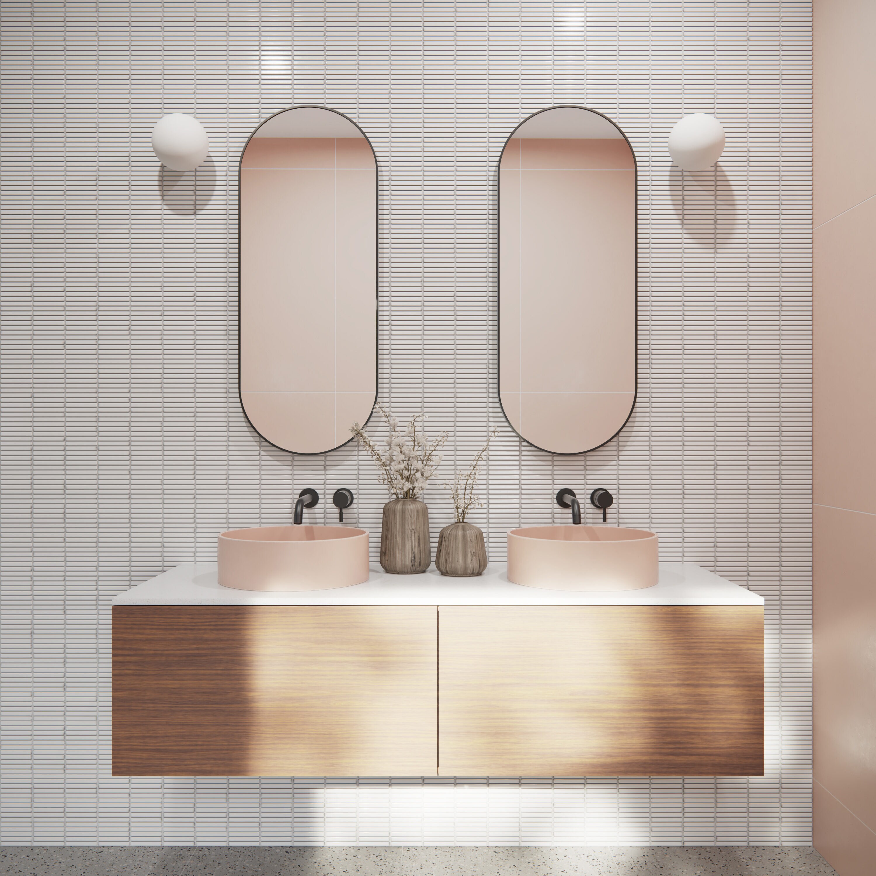 Glass Warehouse MF-PL-40X16-B Decor-Mirrors - View #5