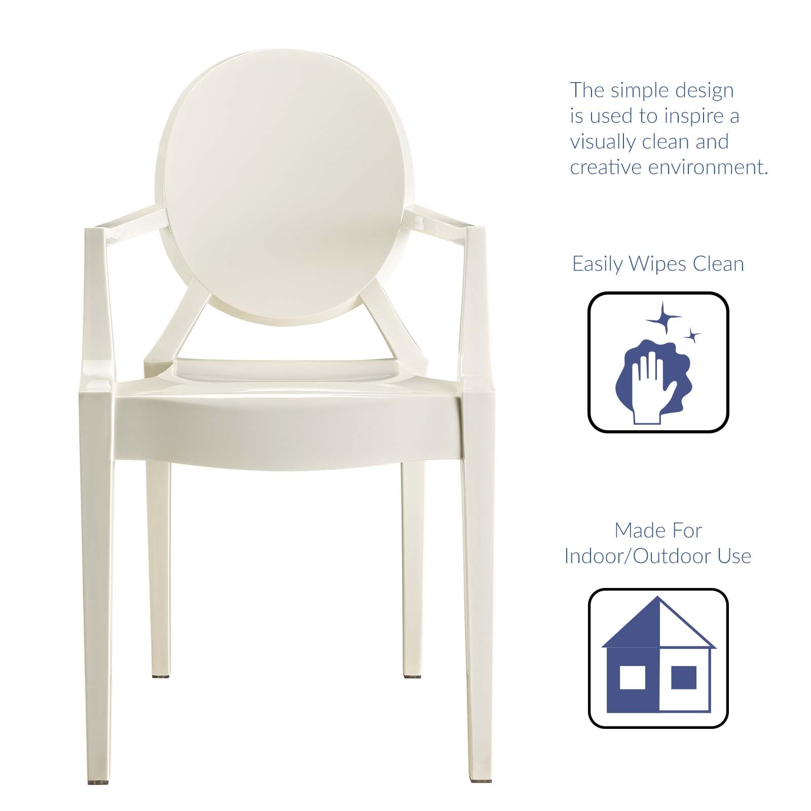 Modway EEI-121-WHI Dining-Chairs - View #6