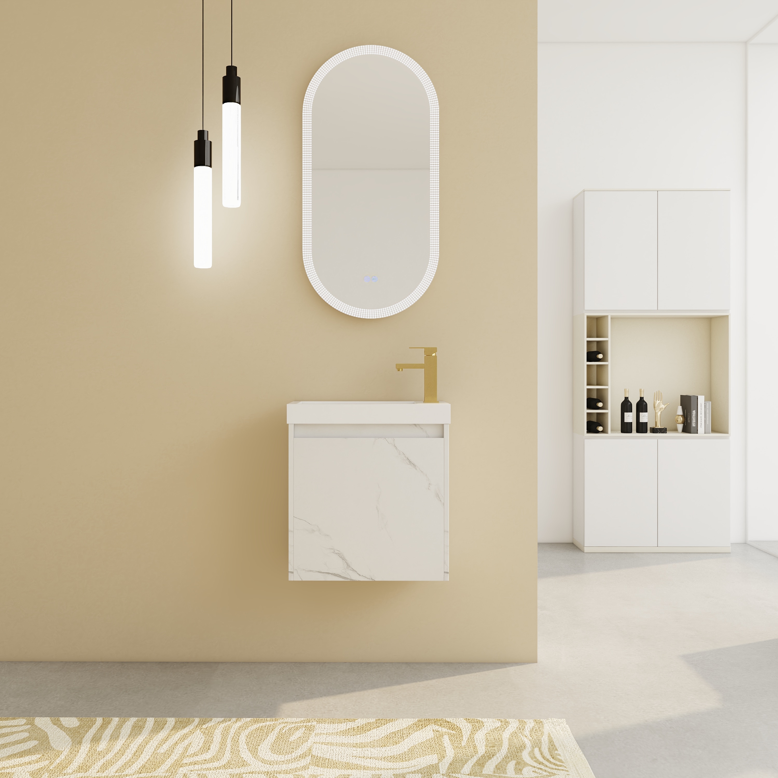 WELLFOR GLEM-66401 Bath-Vanity-Combo - View #2