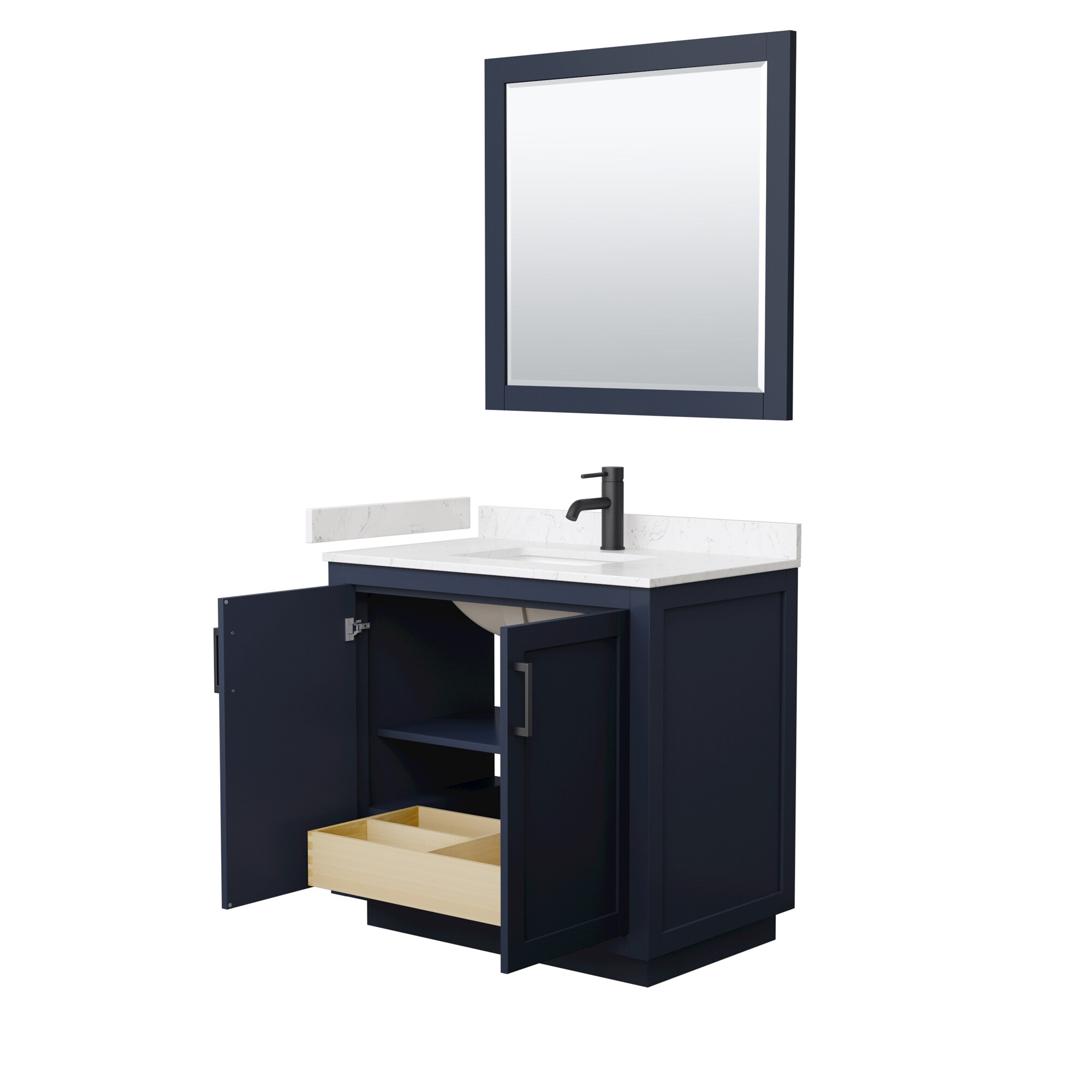 Wyndham Collection WCF292936SBBC2UNSM34 Bath-Vanity-Combo - View #3