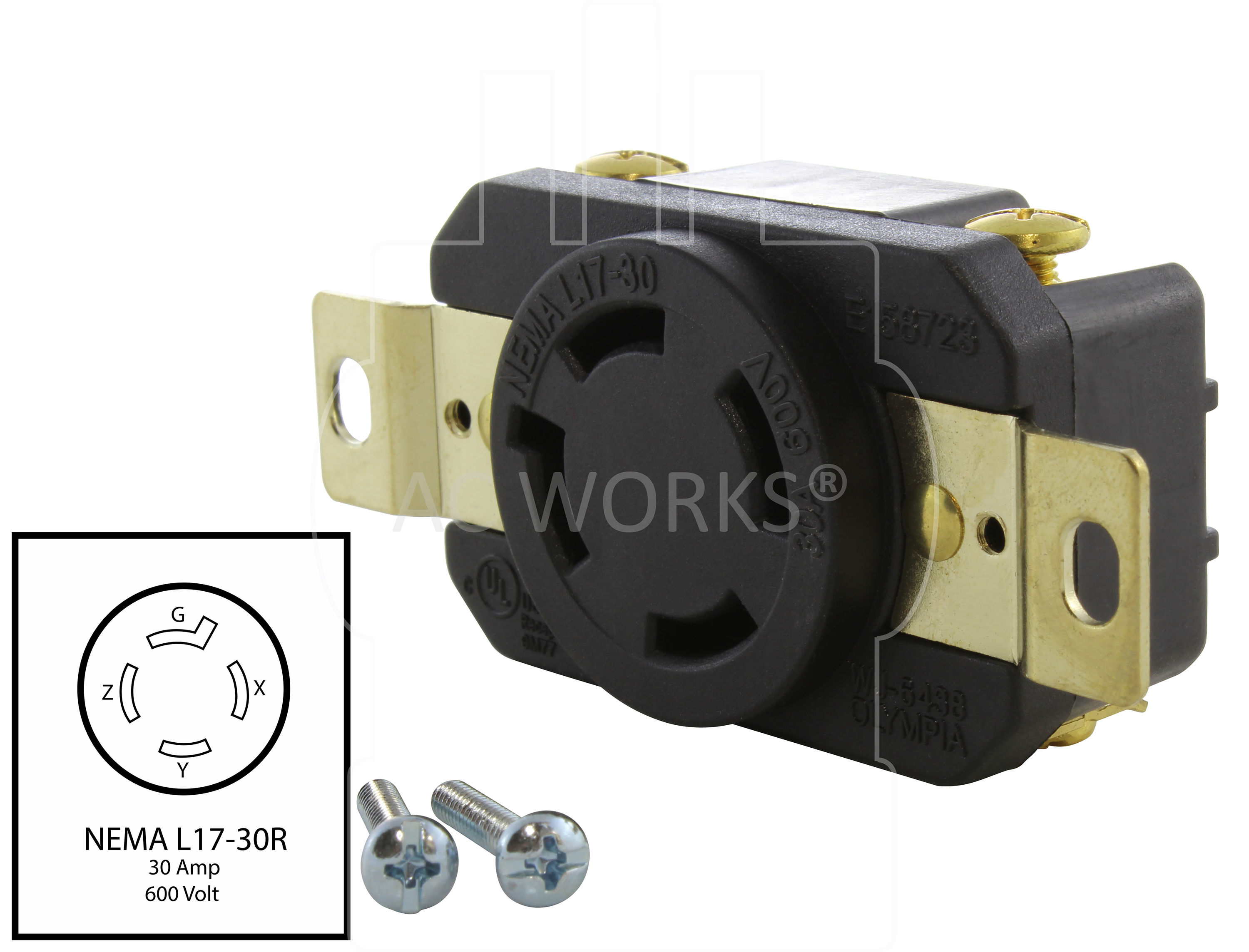 AC WORKS FML1730R receptacles - View #2