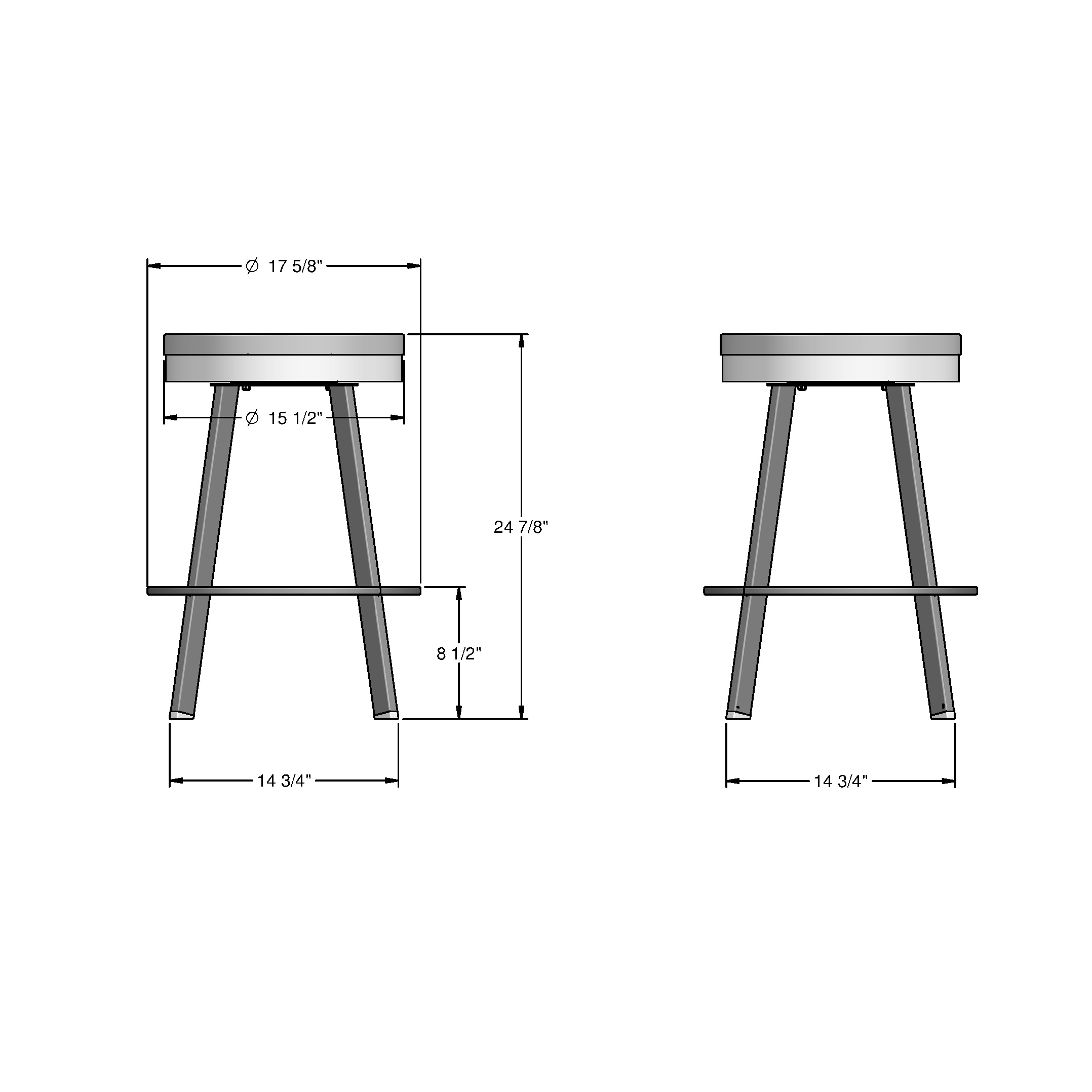 Amisco 42244-26WE/1B2586 stools - View #4