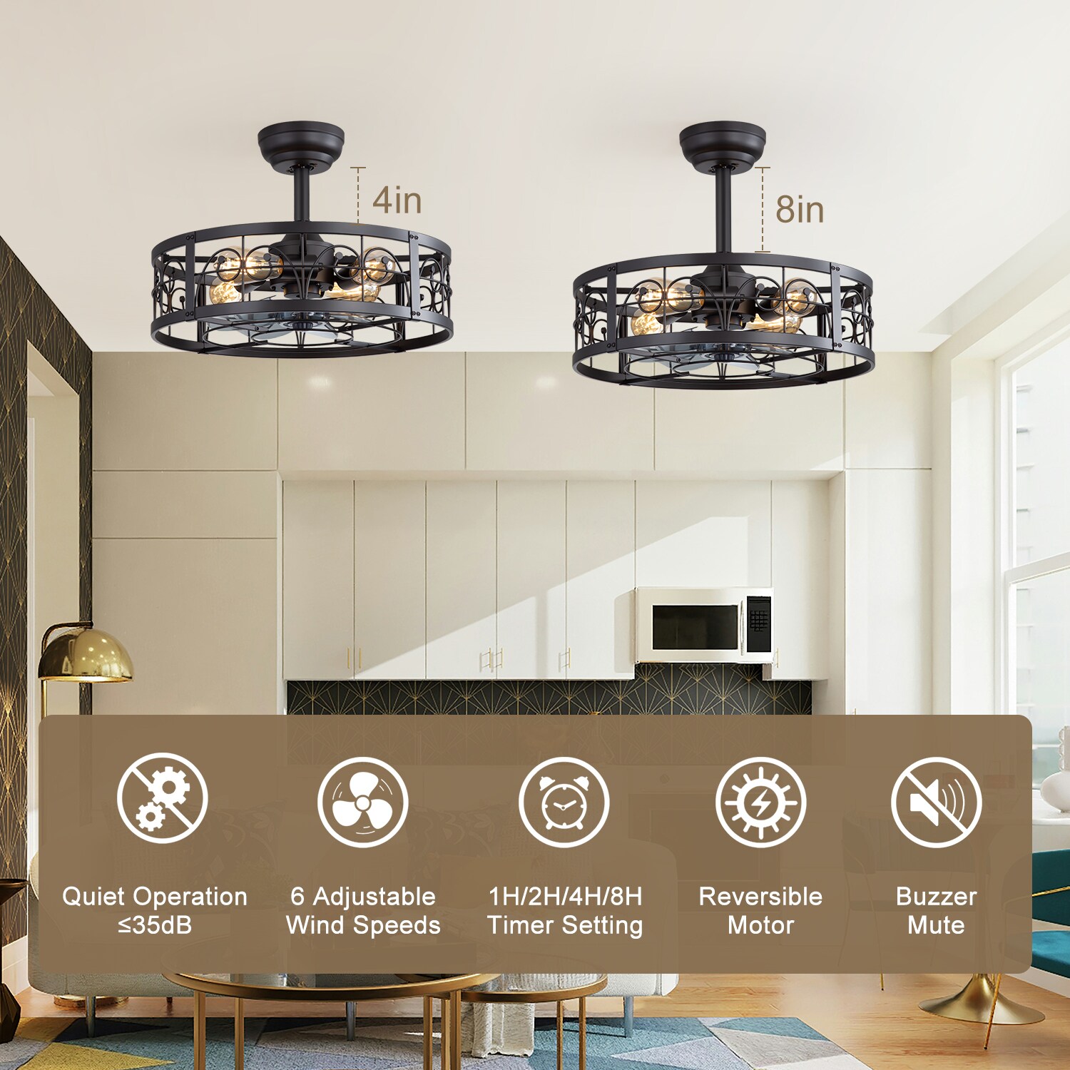 Breezary 35068-BK Ceiling-Fans - View #6