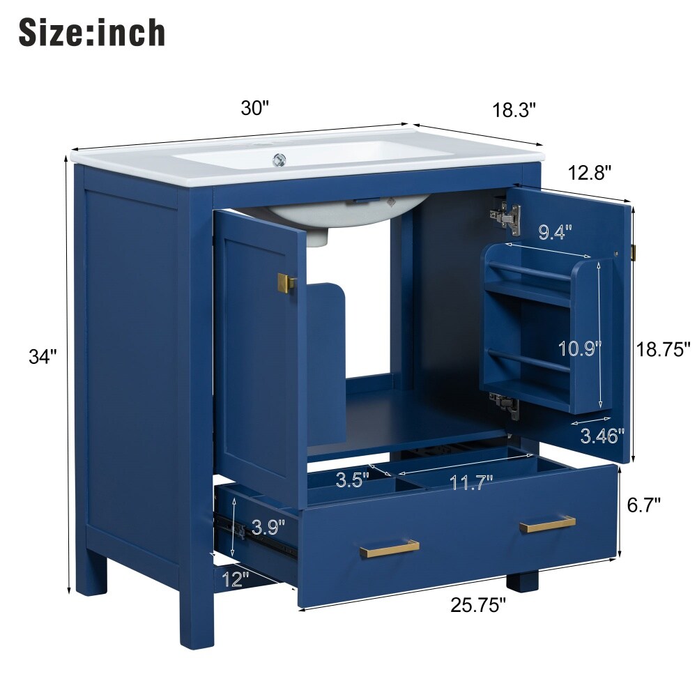 Homy Casa YU0044 Bath-Vanity-Combo - View #5