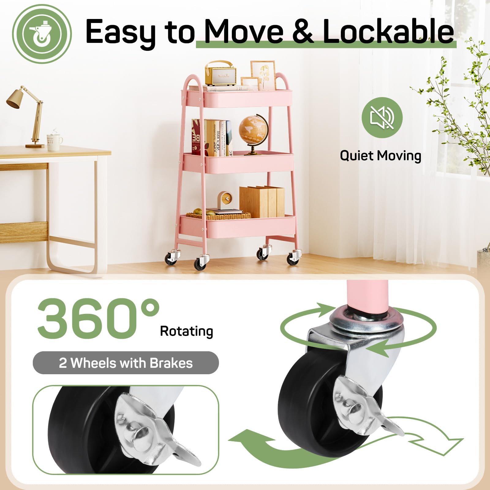 Haysky LSRY-TC3L-PK Utility-Carts - View #4