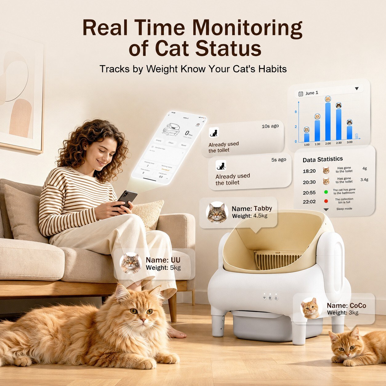 Cumrige SKU002755 Cat-Litter-Box - View #4