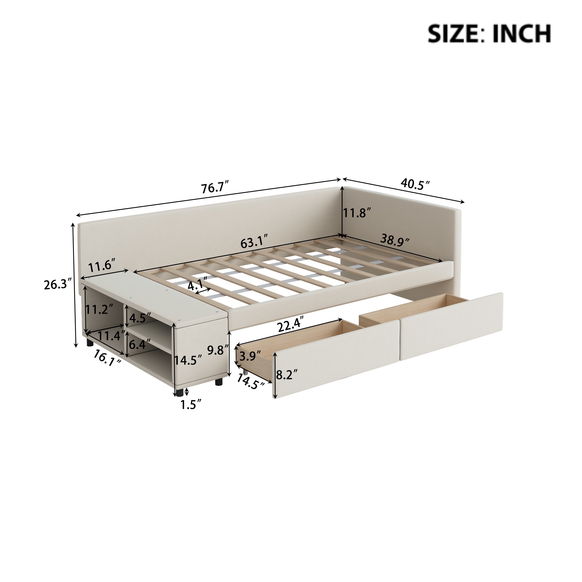 ModernLuxe L3P-SF000182AAA beds - View #11