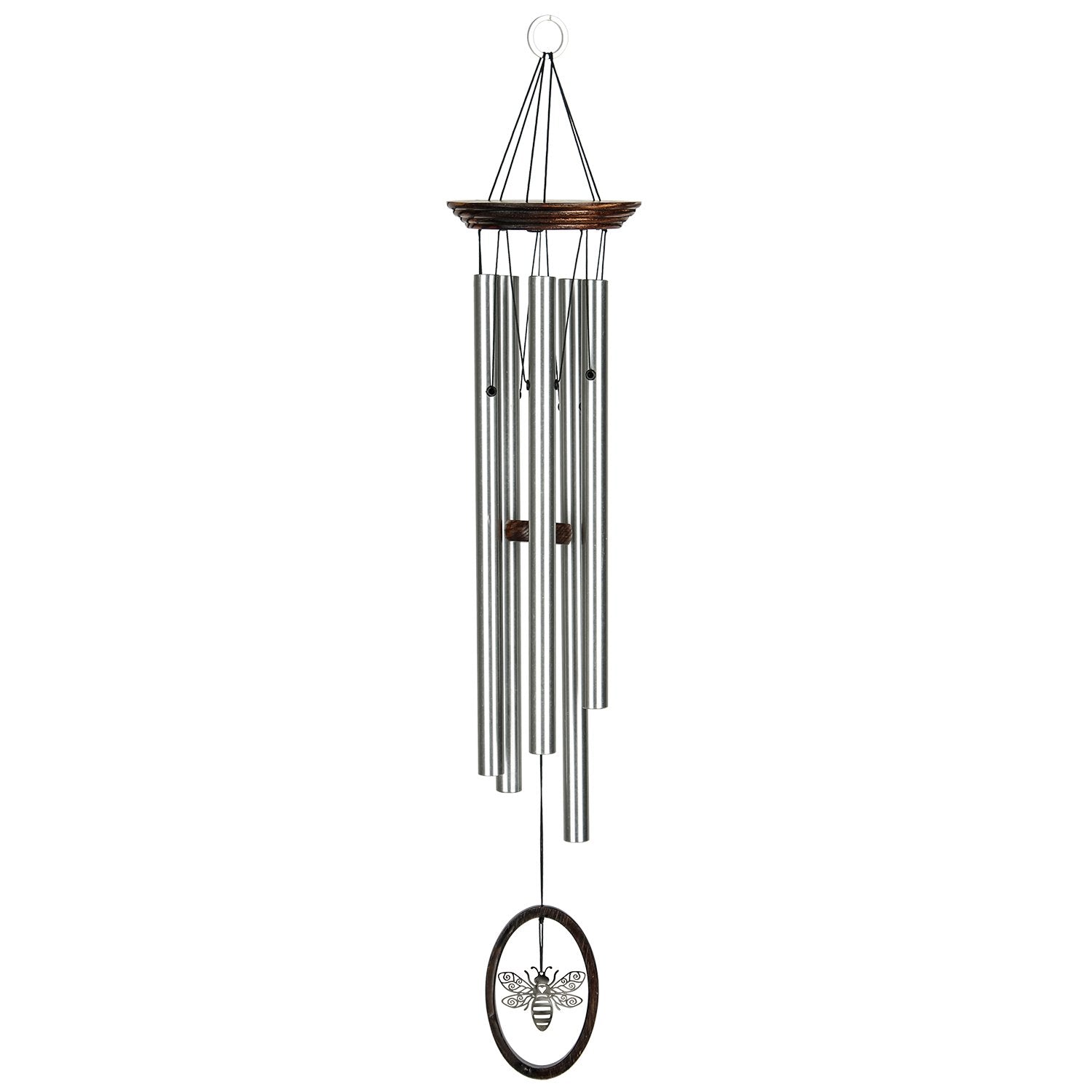 Woodstock Chimes WFCBEE 24-in Silver Metal Wind Chime