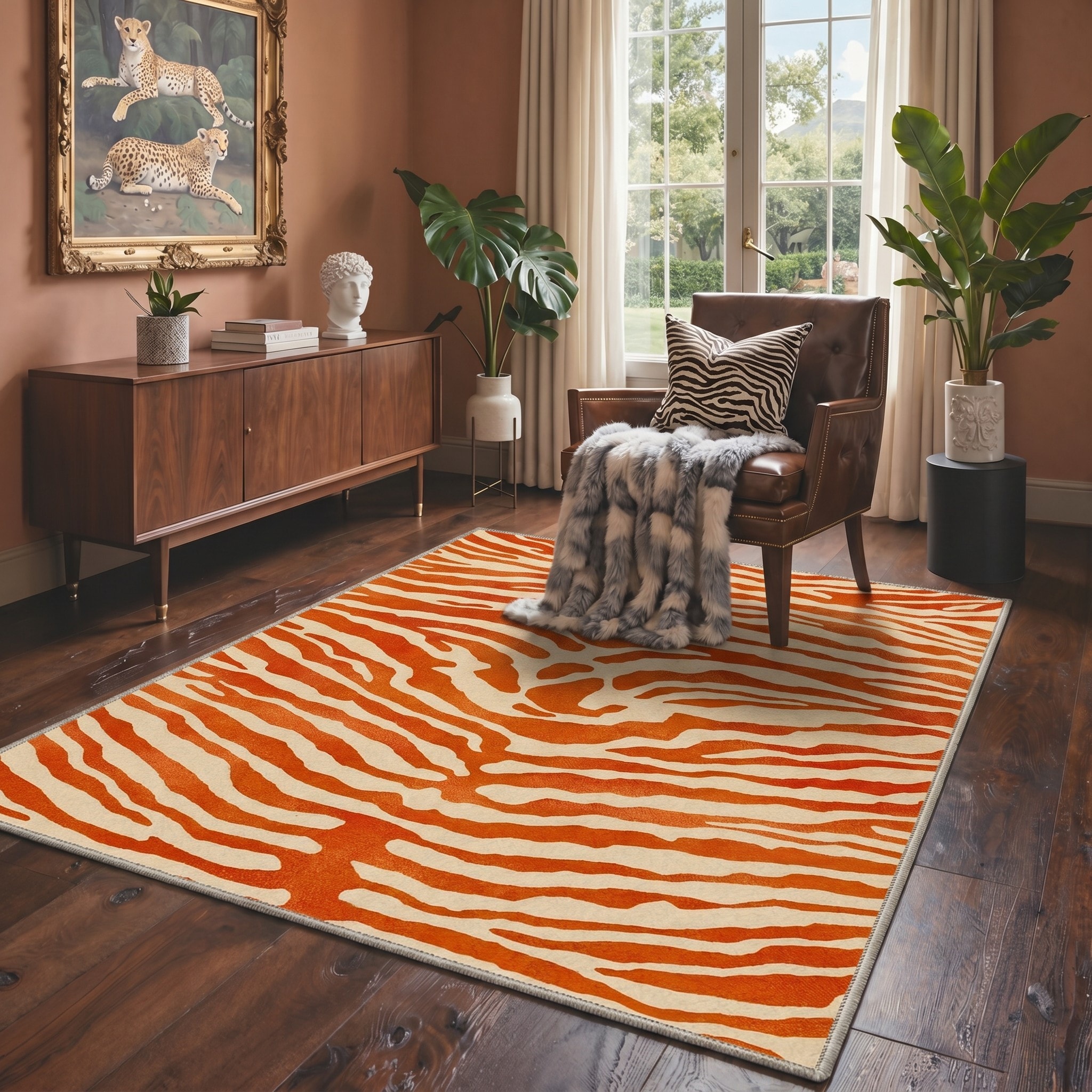 BAVNI ARN015-OCHREBLOO-2X5 rugs - View #4