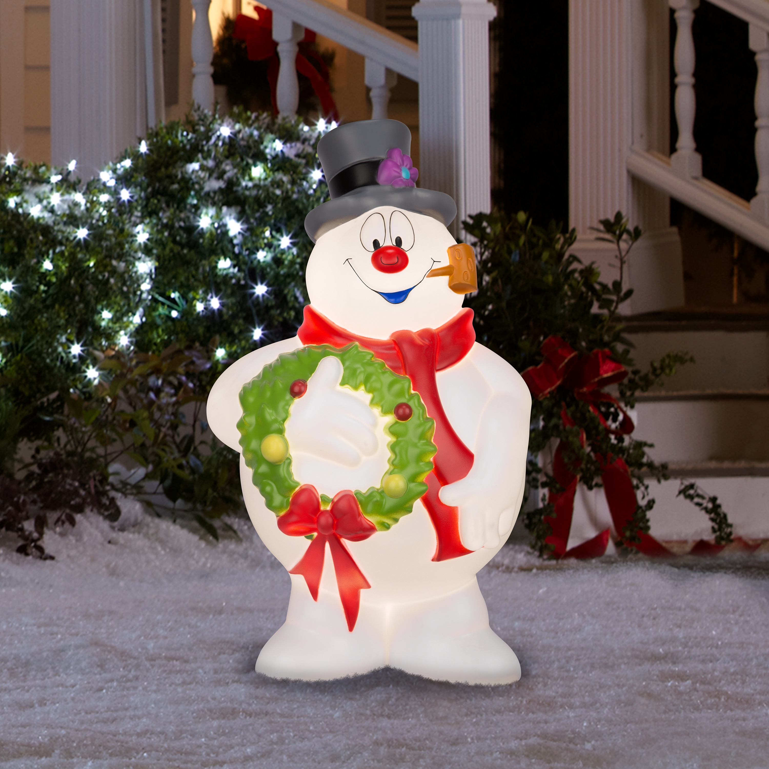 Blowmold Frosty The shops Snowman 24' tall New 2021