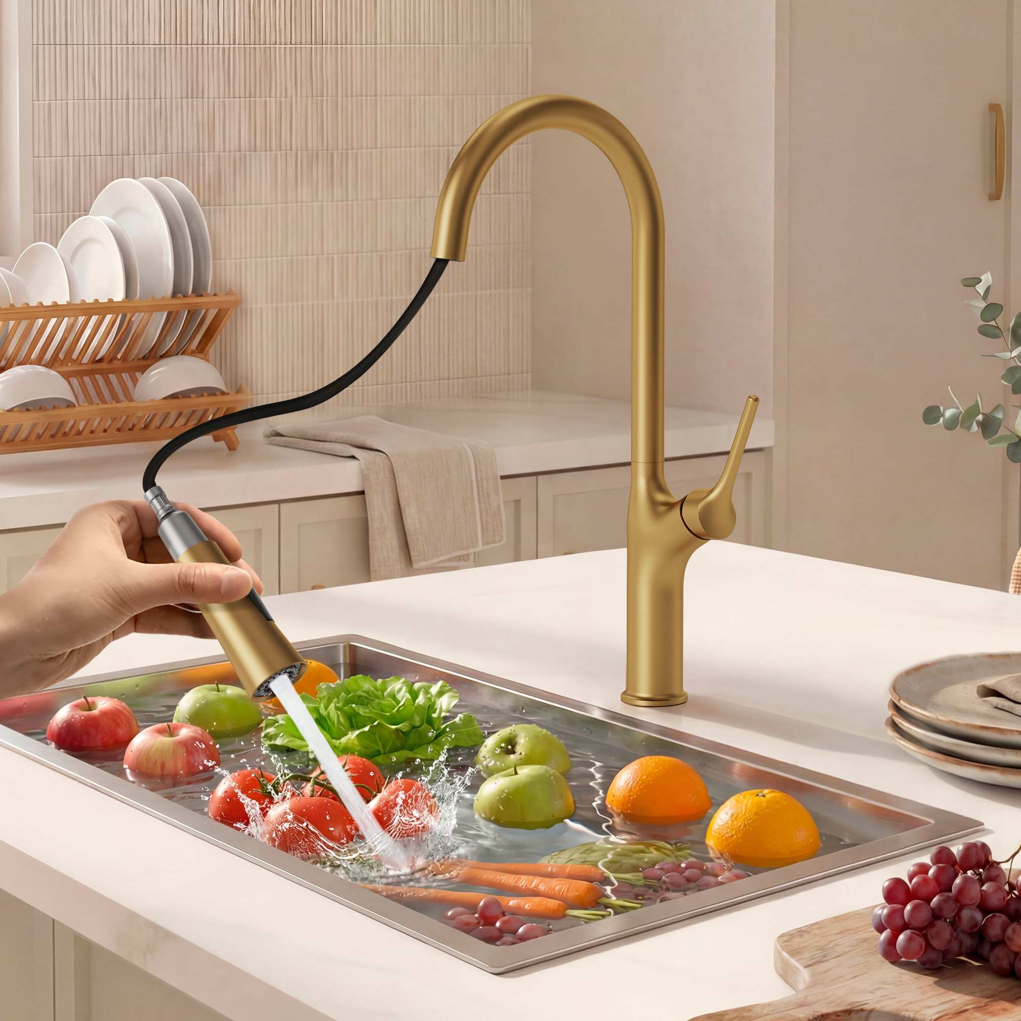 EVERSTEIN SFS-1300K-GD Kitchen-Faucets - View #2
