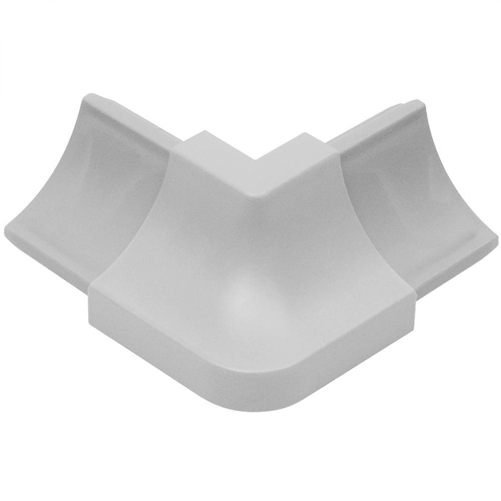 Schluter Systems A/HKW/PG Dilex-HKW 1-in W x 2-in L Classic grey PVC Outside corner Tile Edge Trim