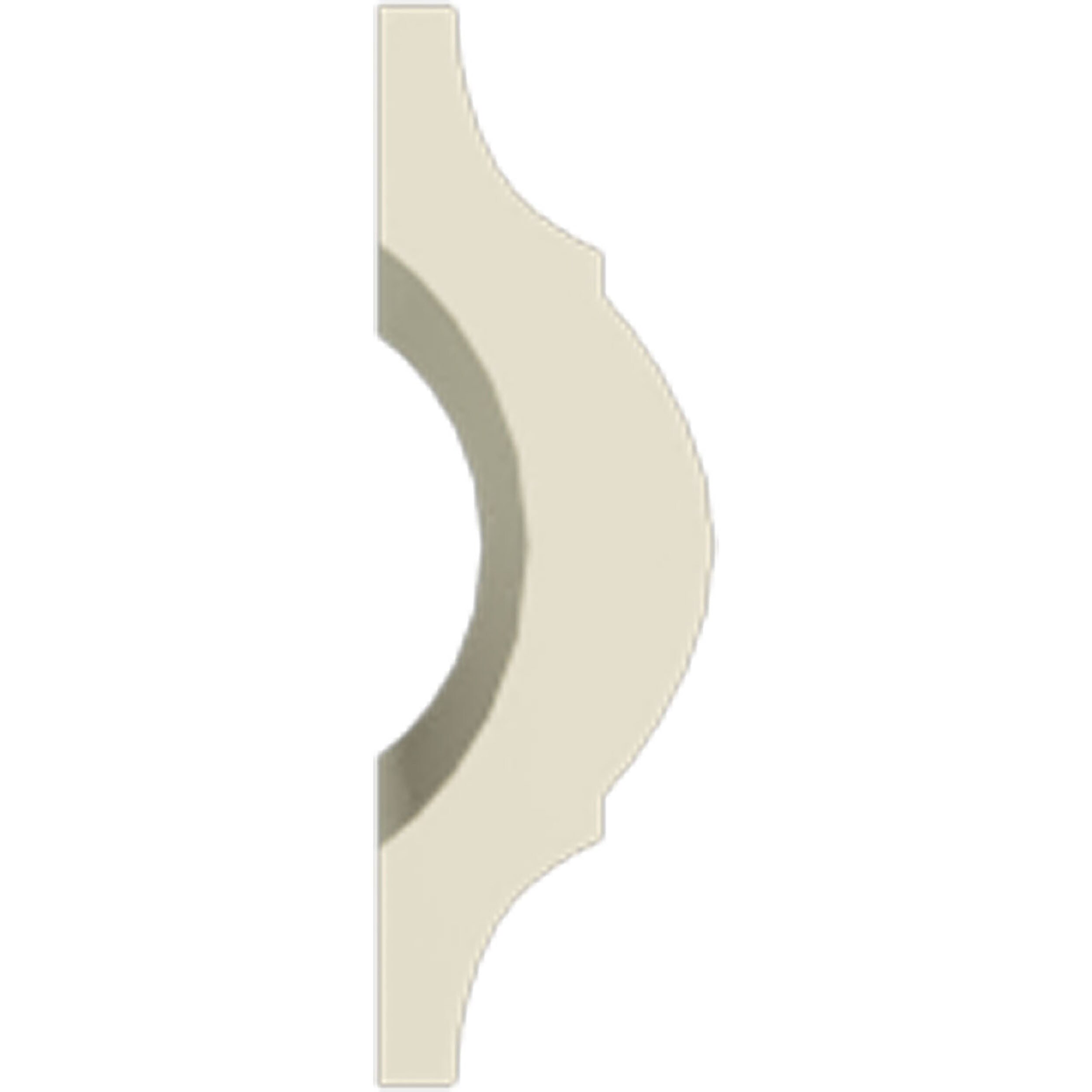 Ekena Millwork PML03X01HE Chair-Rail-Moulding - View #3