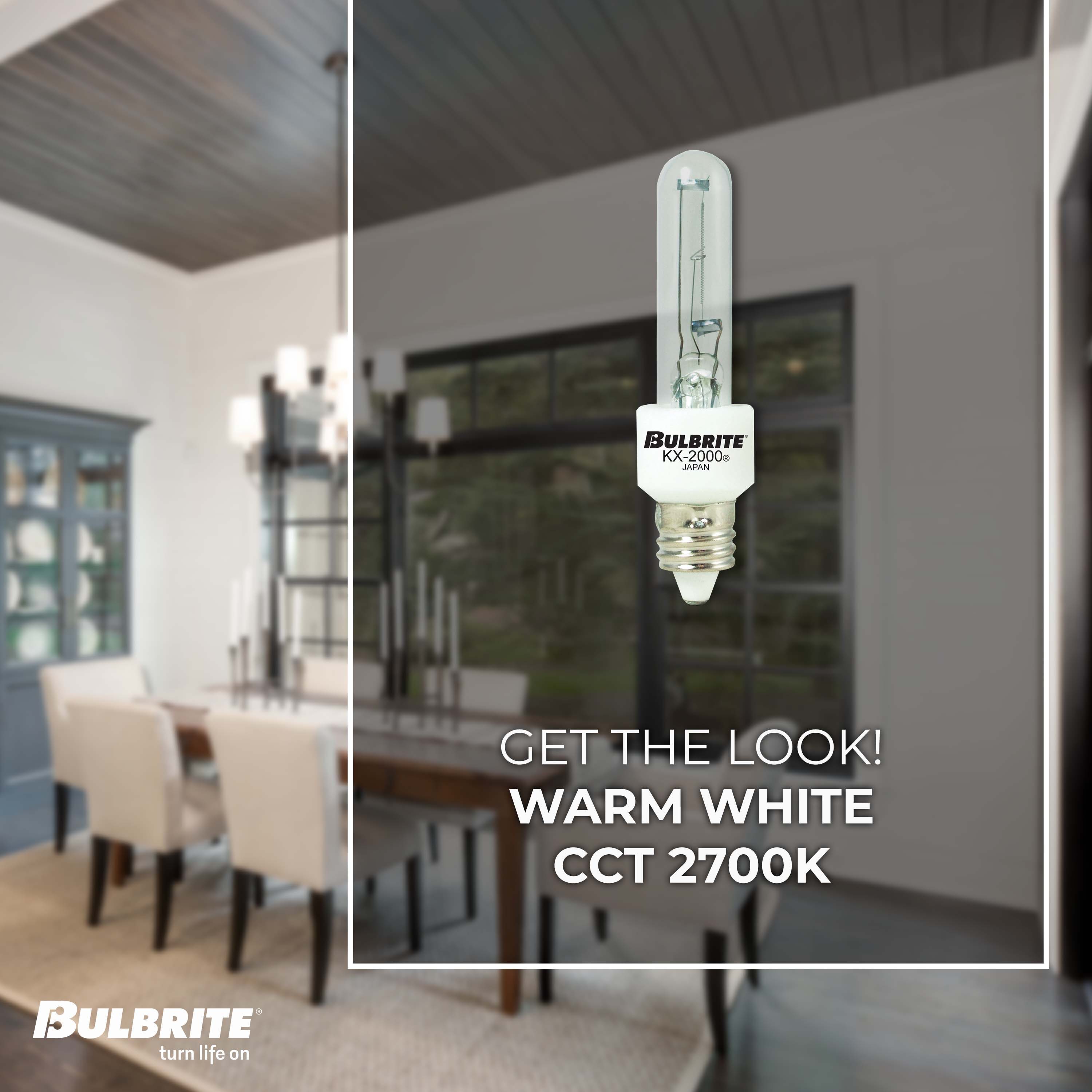 Bulbrite KX-2000 40-Watt EQ T3 Warm White Mini Candelabra Base (e-11 ...