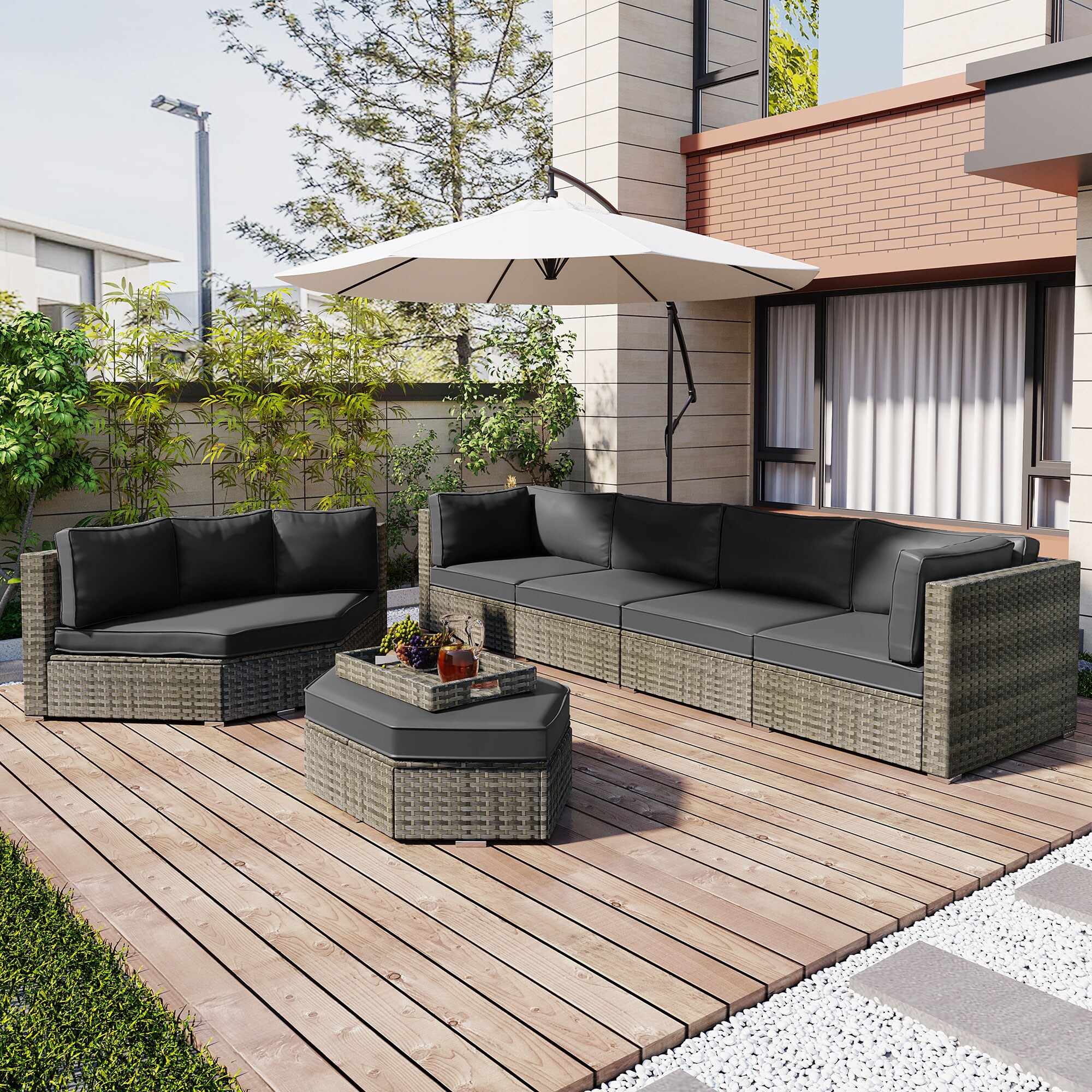 ModernLuxe L-WY000375AAE Patio-Sofas-Daybeds - View #2