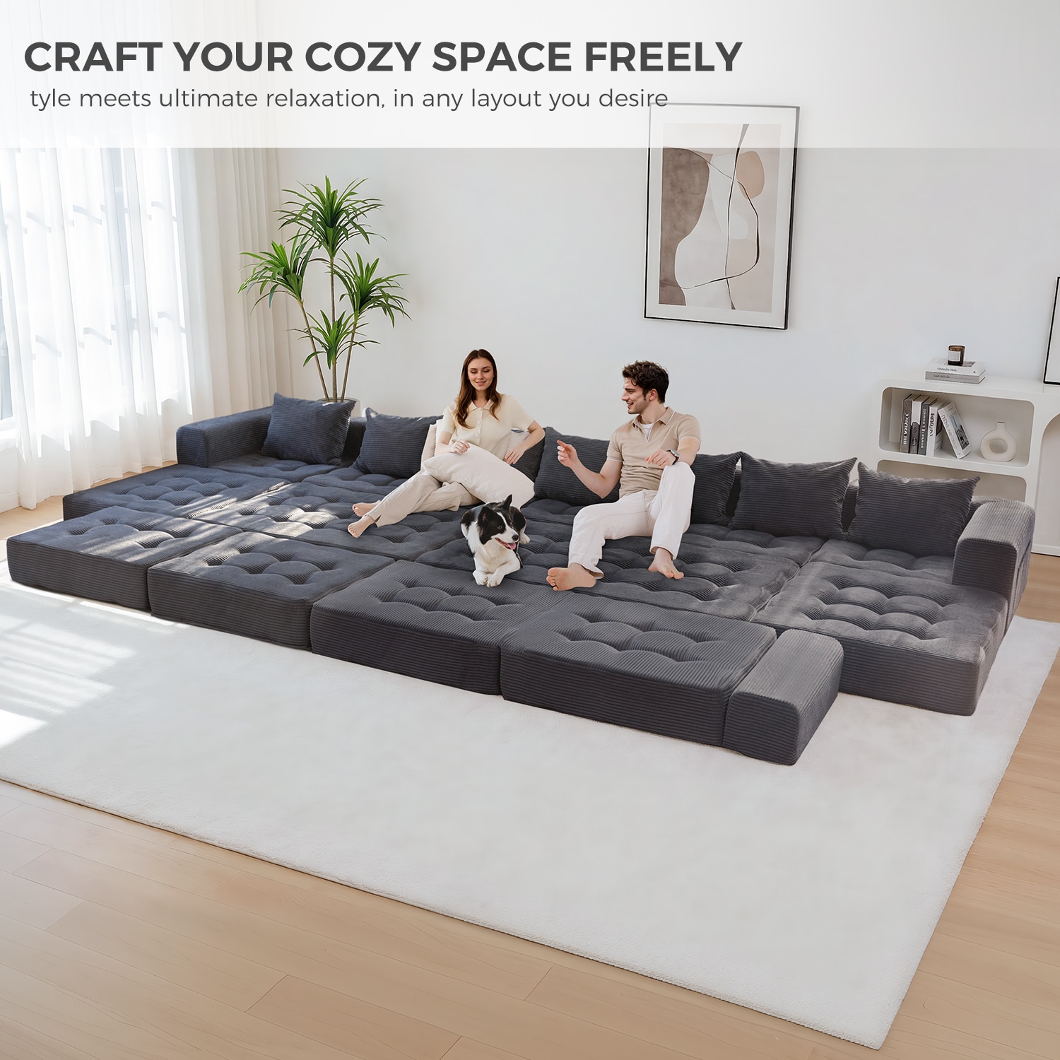 MAXYOYO ANT-B01-CUTIAO-GY-Q Bean-Bag-Chairs - View #4