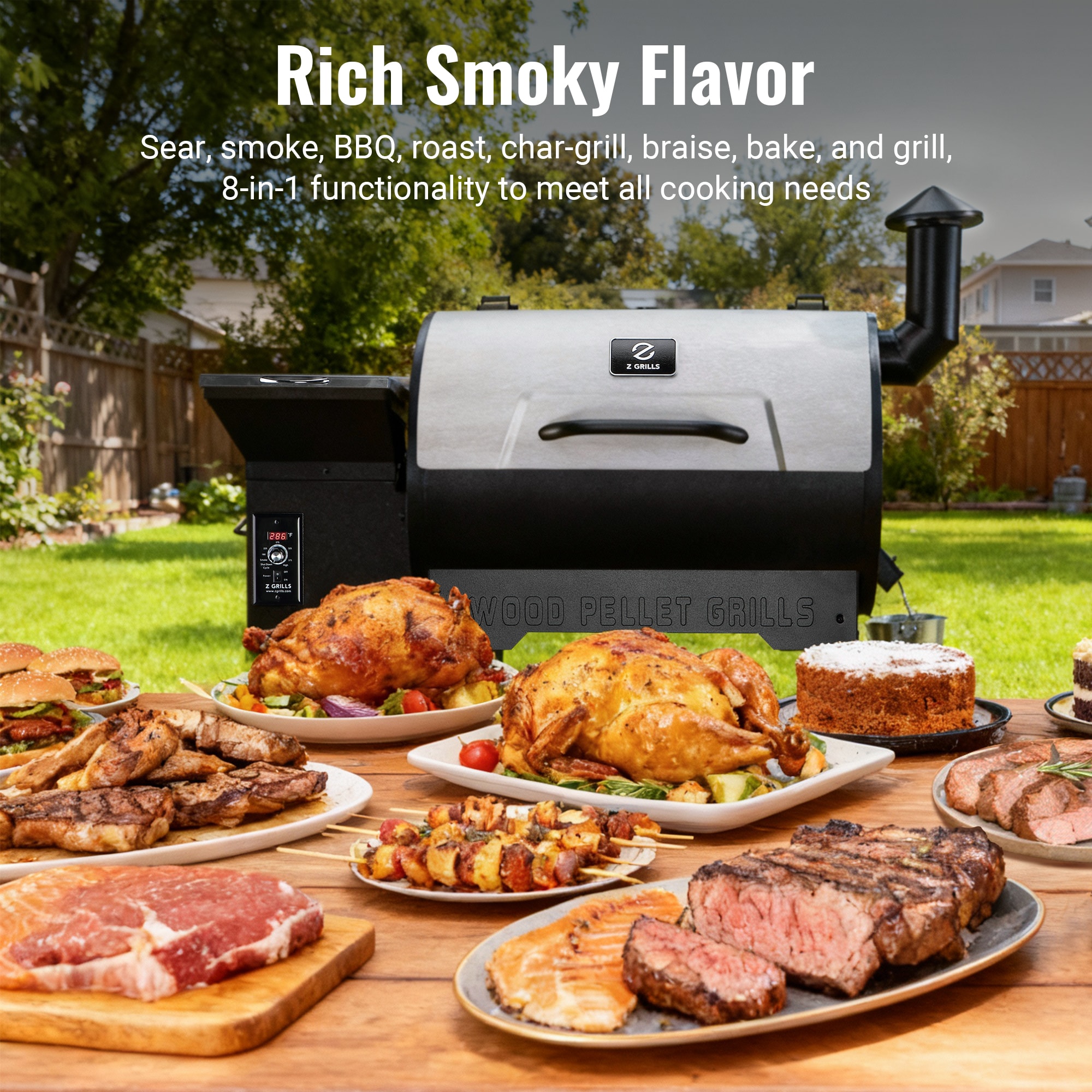 Z GRILLS ZPG-7002B3E Pellet-Grills - View #6