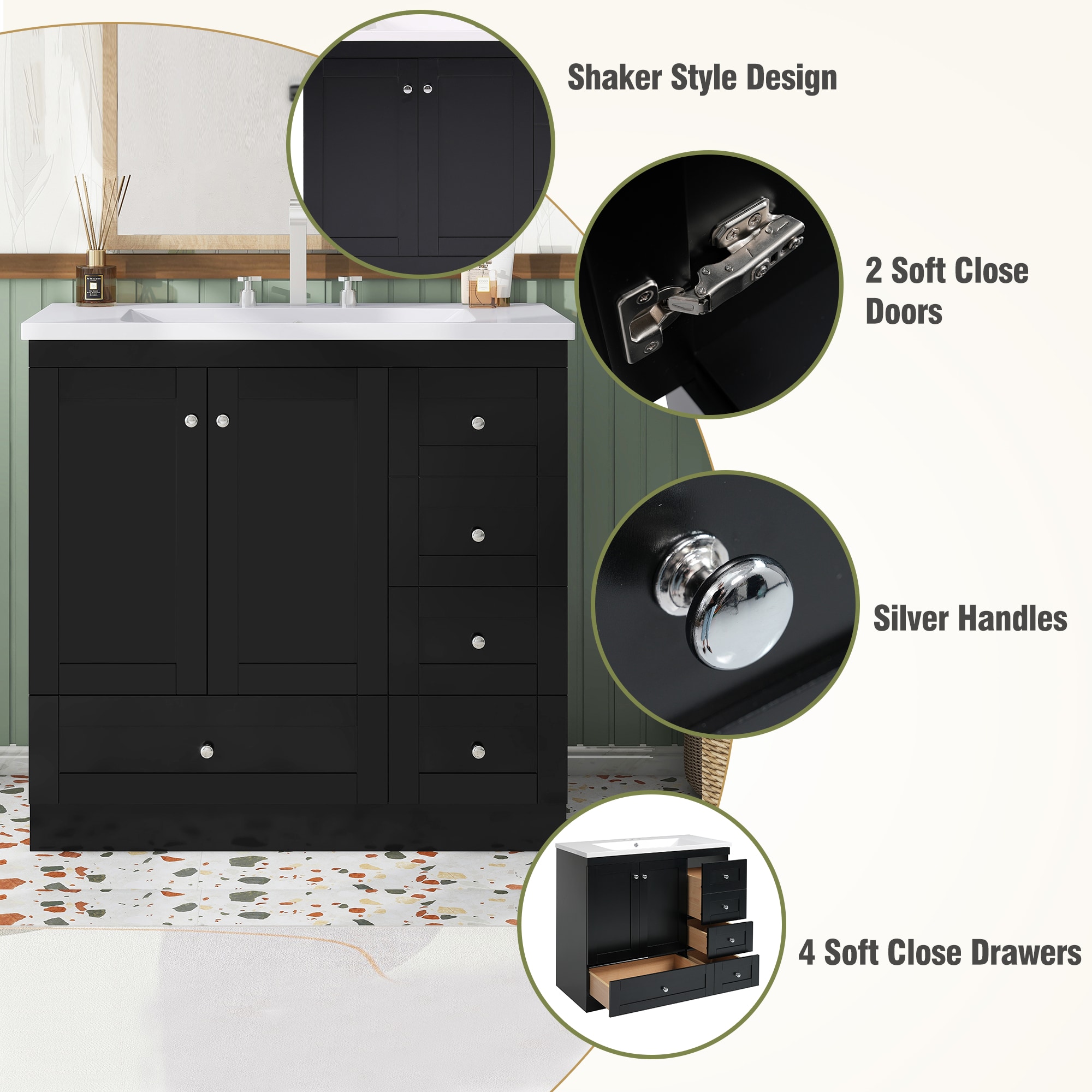 GDFStudio 345541 Bath-Vanity-Combo - View #3