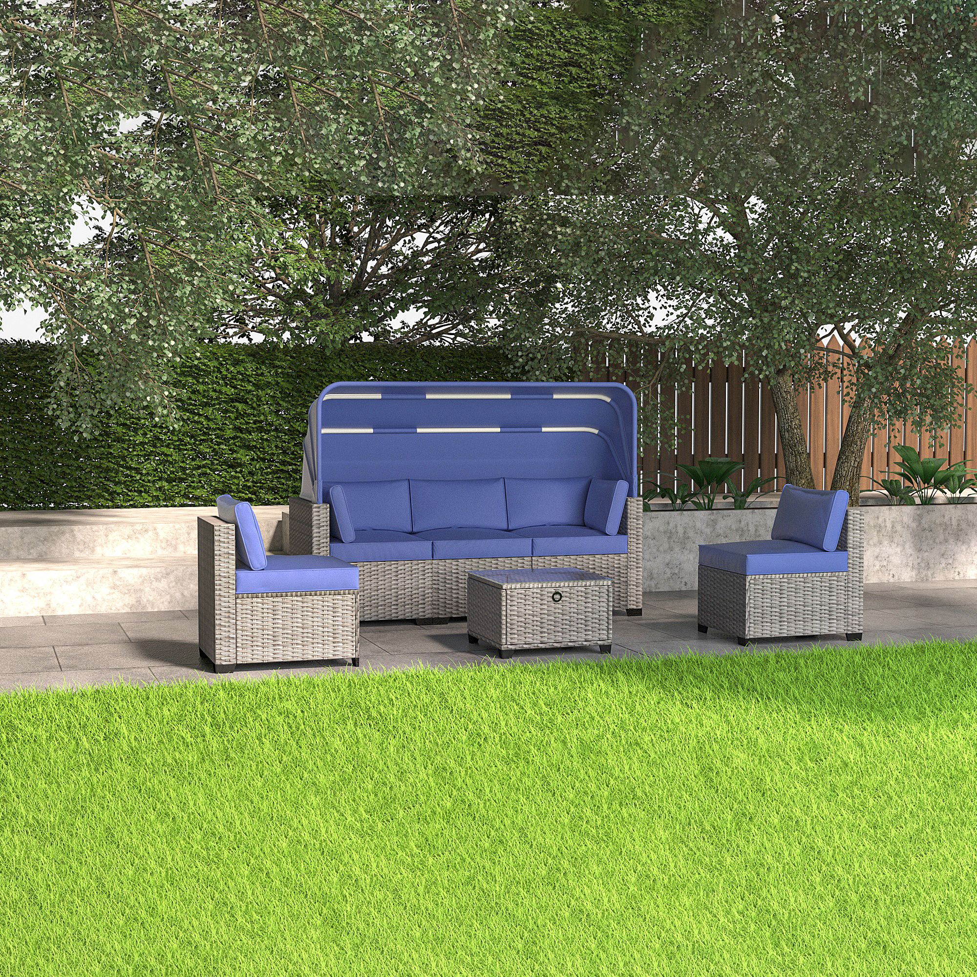 Forclover MONLDS07GY Patio-Conversation-Sets - View #7