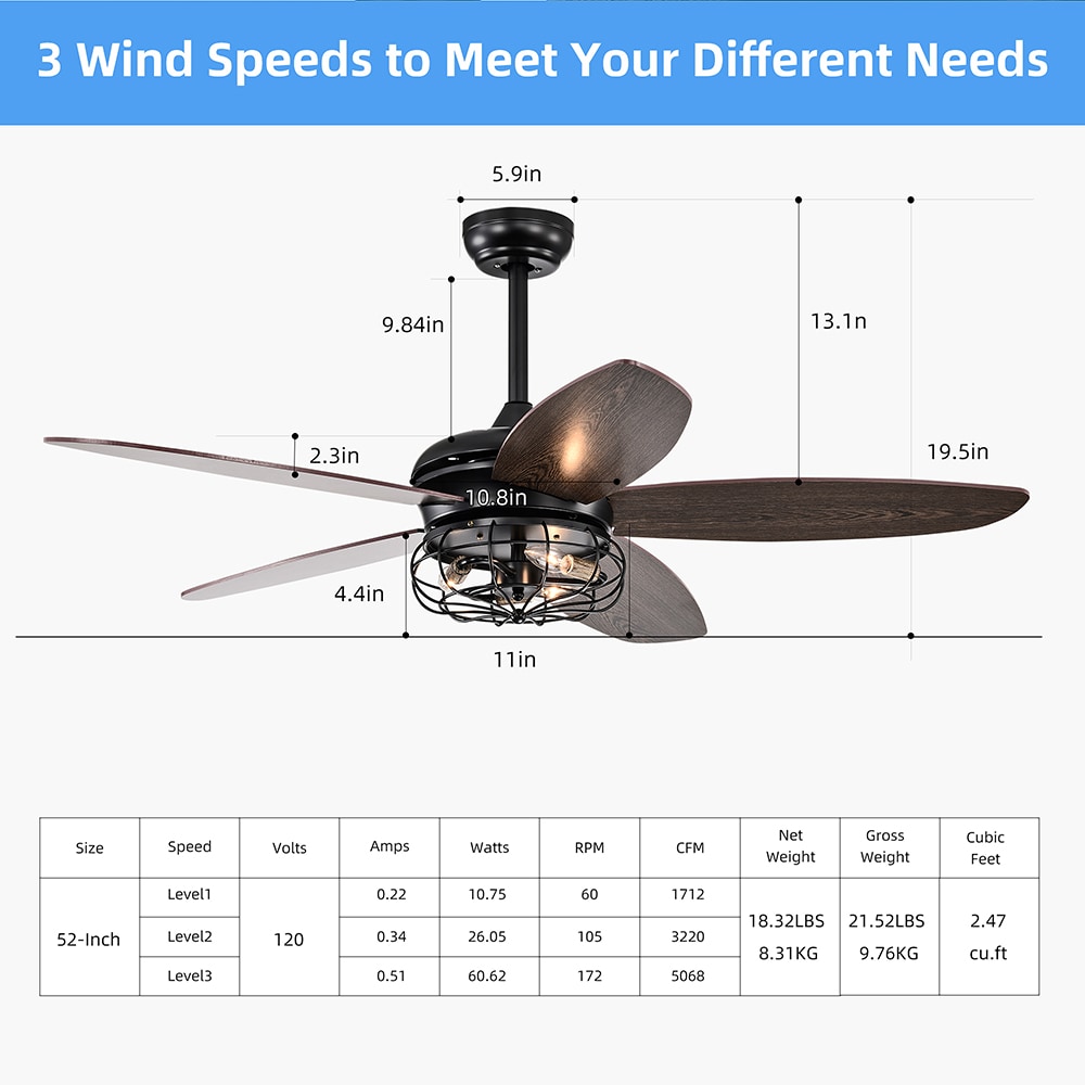Sunrinx MG39-1-64L Ceiling-Fans - View #11