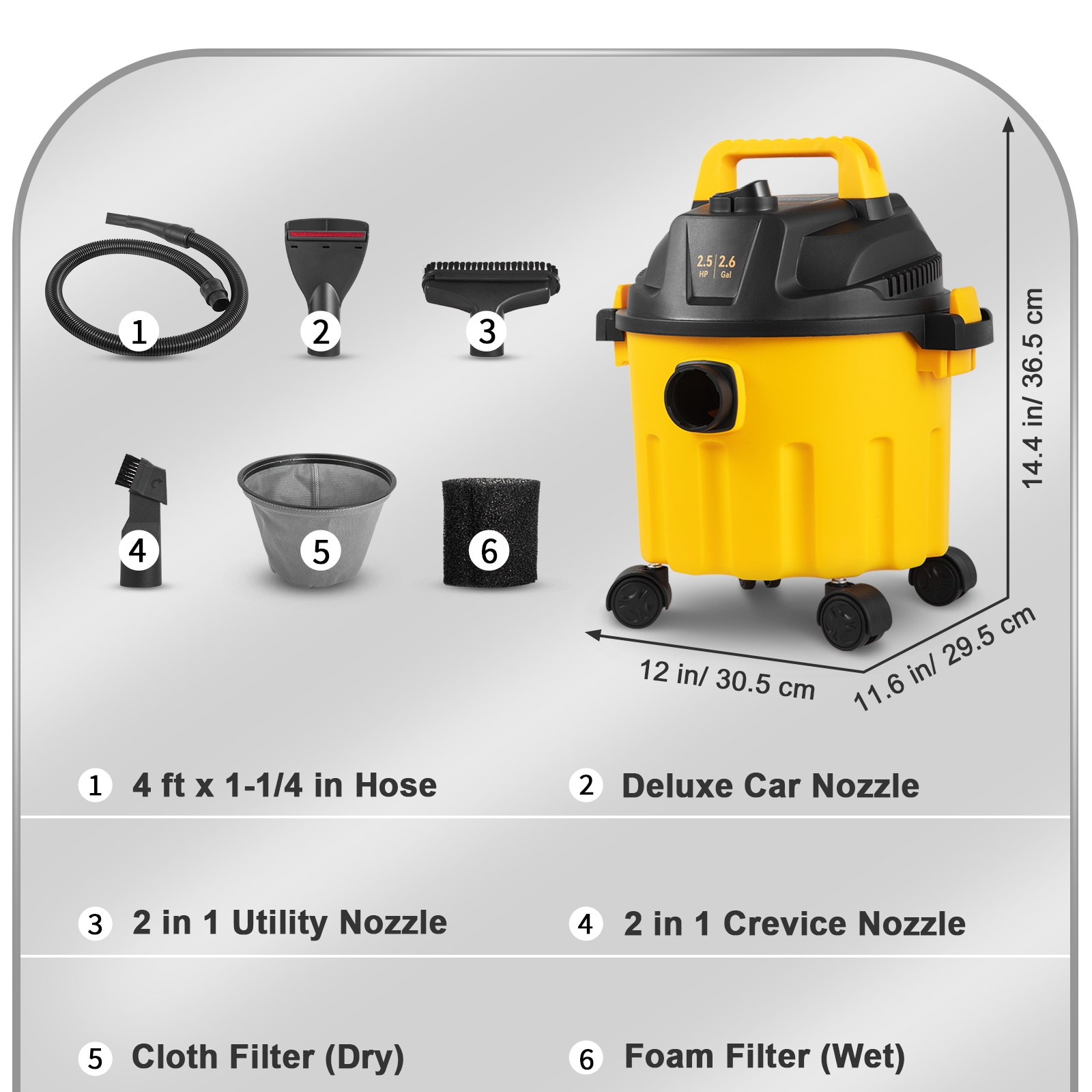 VEVOR SCSYGSZK10L101218V1 Handheld-Vacuums - View #7