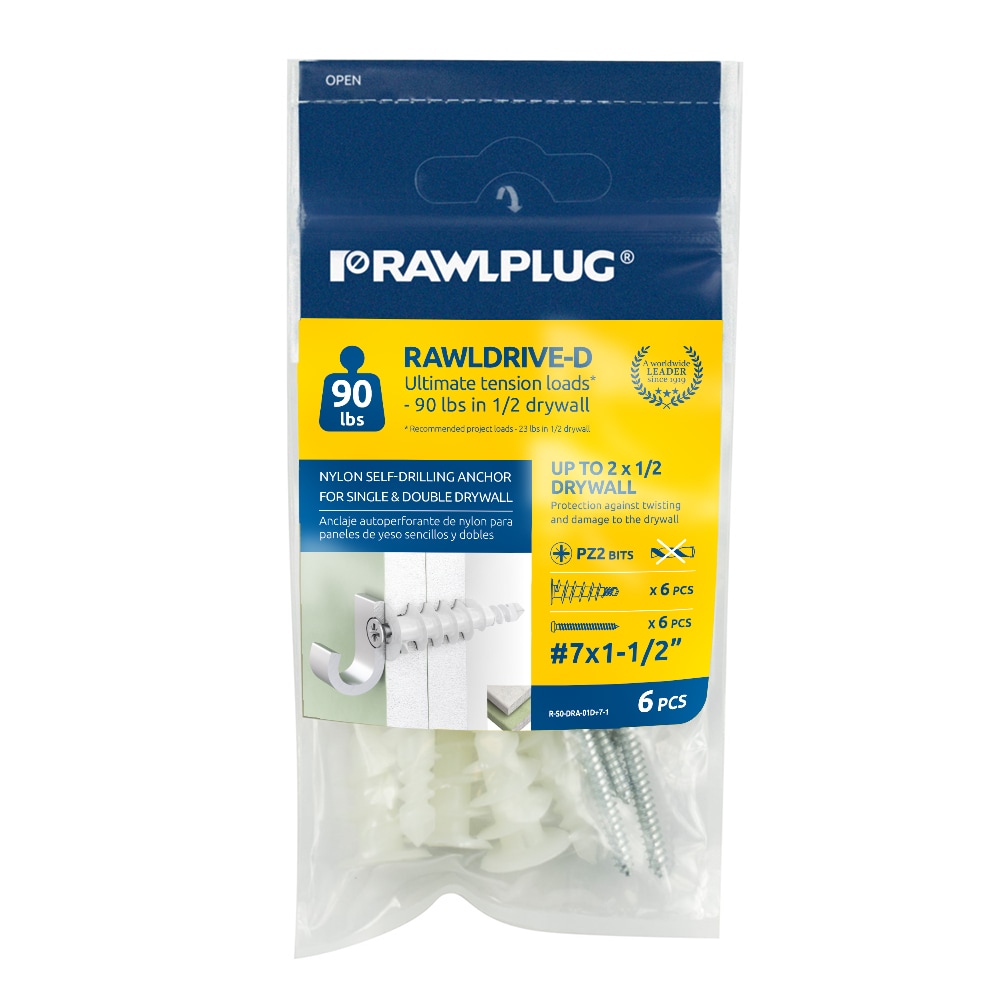 Rawlplug R-S0-DRA-01D+7-1 Drywall-Anchors - View #6