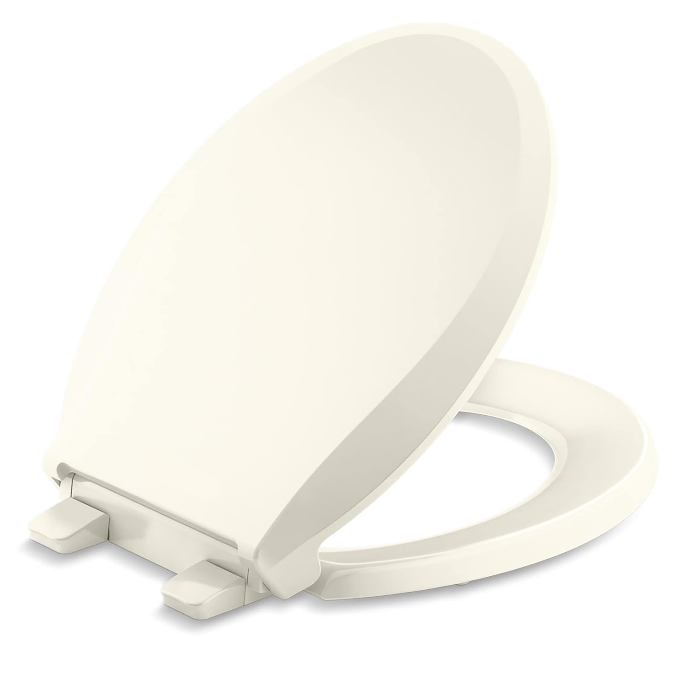 KOHLER Plastic Biscuit Round Soft Close Toilet Seat in the Toilet Seats ...