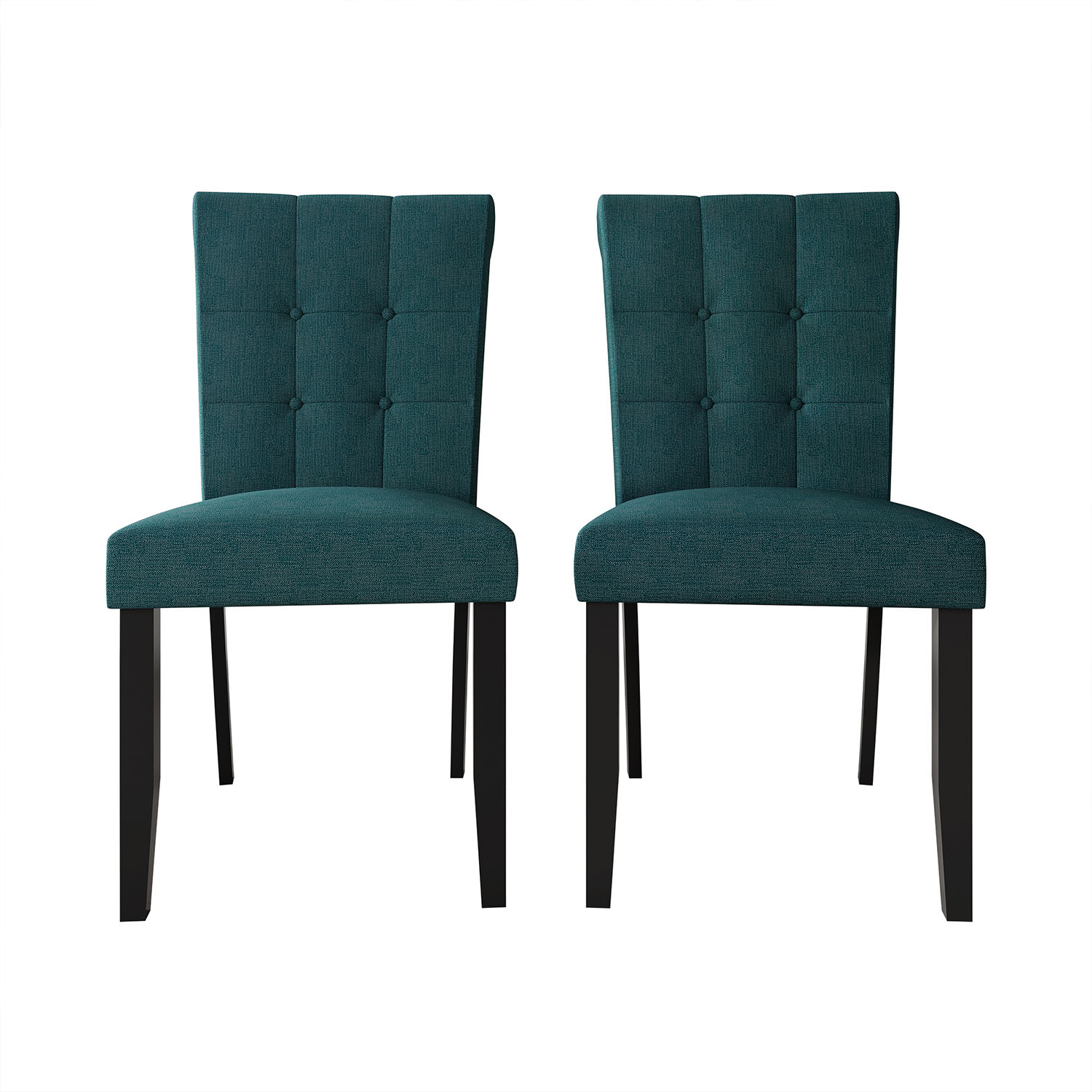 ChaletPosh C3114US-TEAL-LN-2X Dining-Chairs - View #4