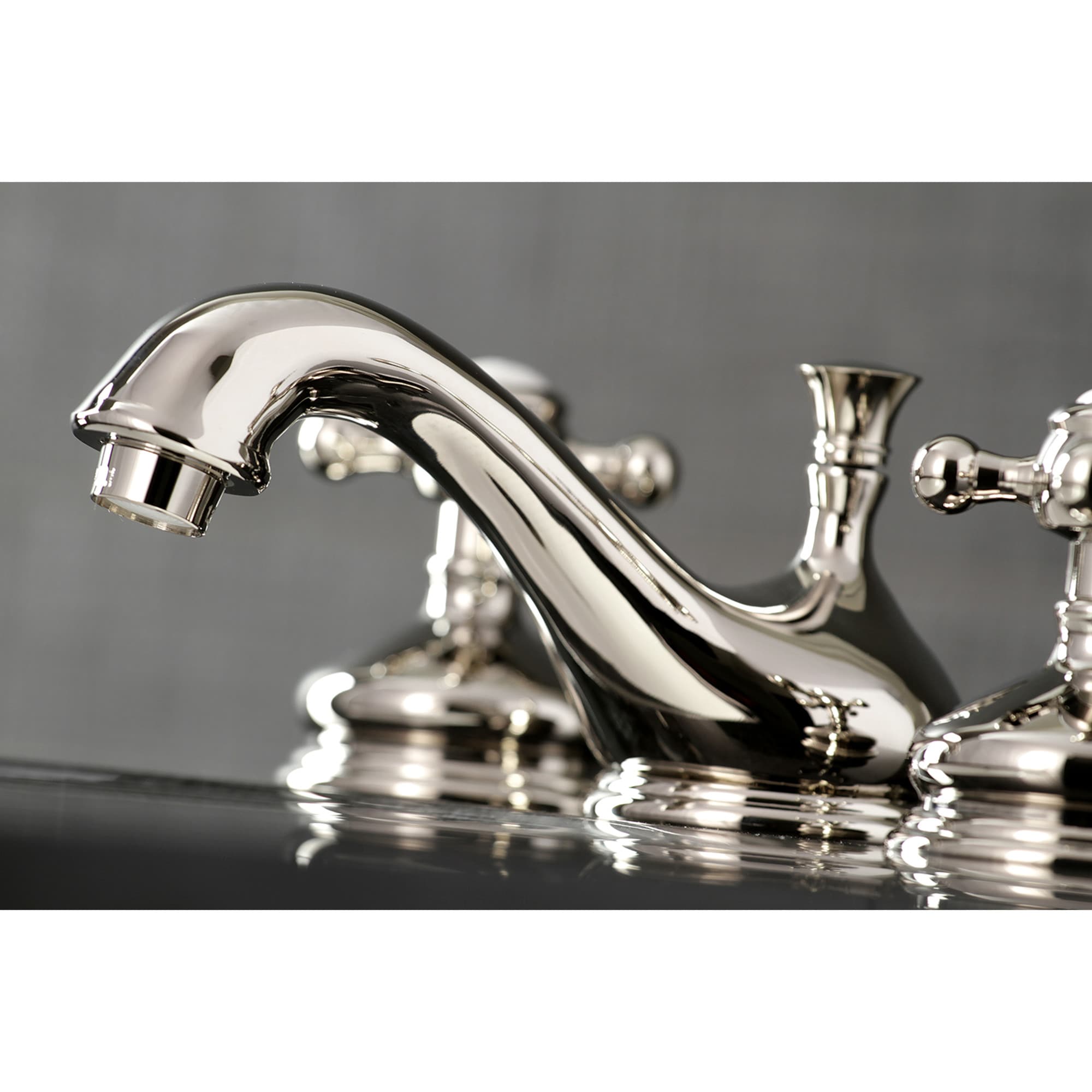 Kingston Brass French 2-Handle Deck-Mount Roman Tub Faucet In Polished Brass Hks2342dfl