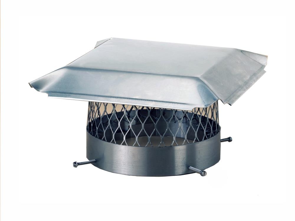 Draft King SS14U 14-in W x 14-in L Stainless steel Stainless steel Square Chimney Cap