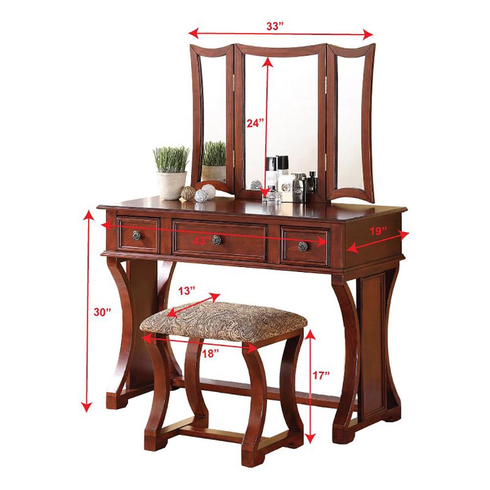 Cherry makeup outlet vanity