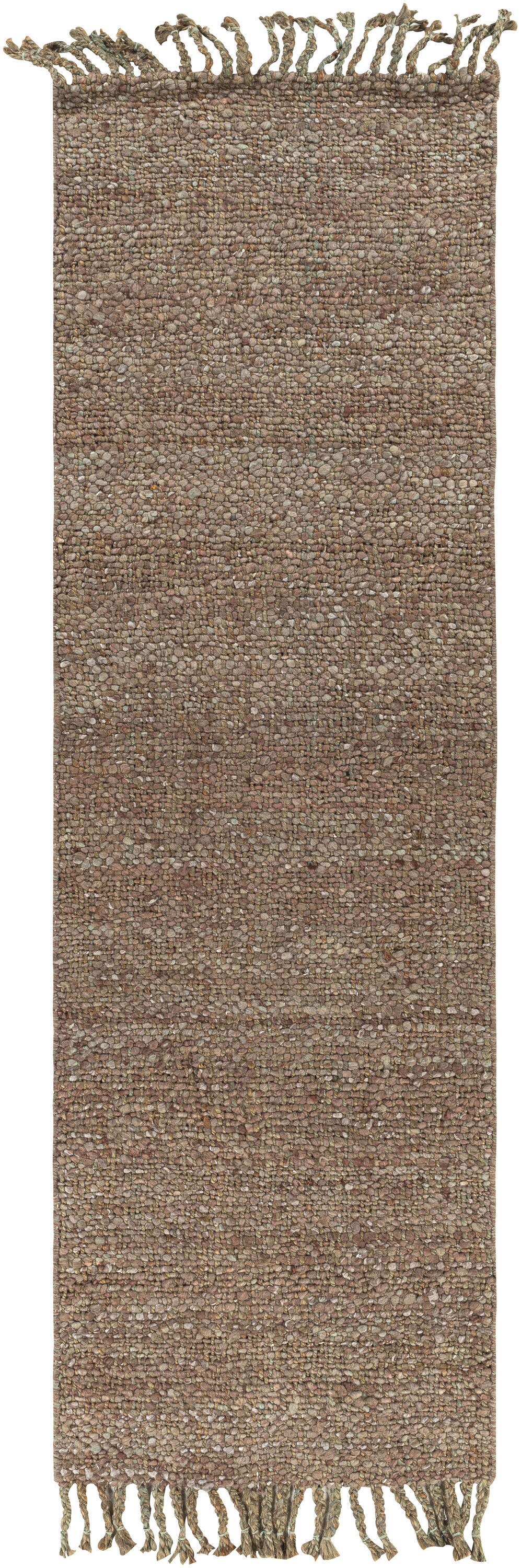 Surya BRA2406-268 Bryant 3 x 8 (ft) Wool Dark Brown Rectangular Indoor Solid Farmhouse/Cottage Runner rug