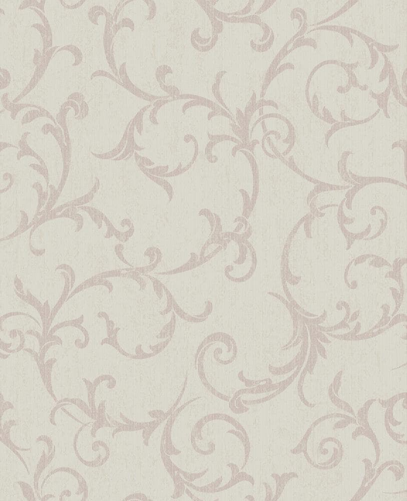 Graham & Brown 56-sq ft Rose Gold Vinyl Textured Scroll Unpasted ...