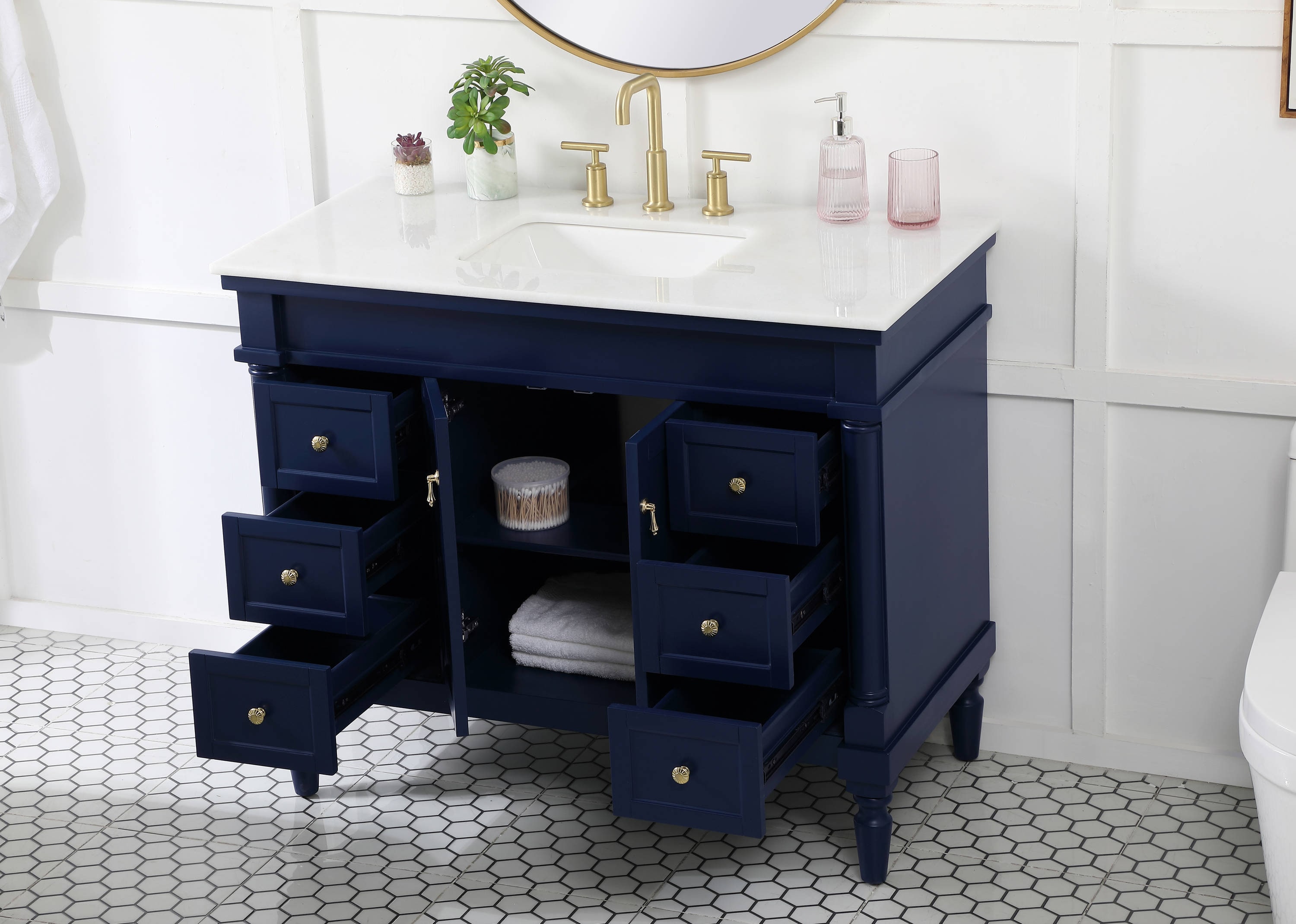 Elegant Decor HF39126BL Bath-Vanity-Combo - View #4