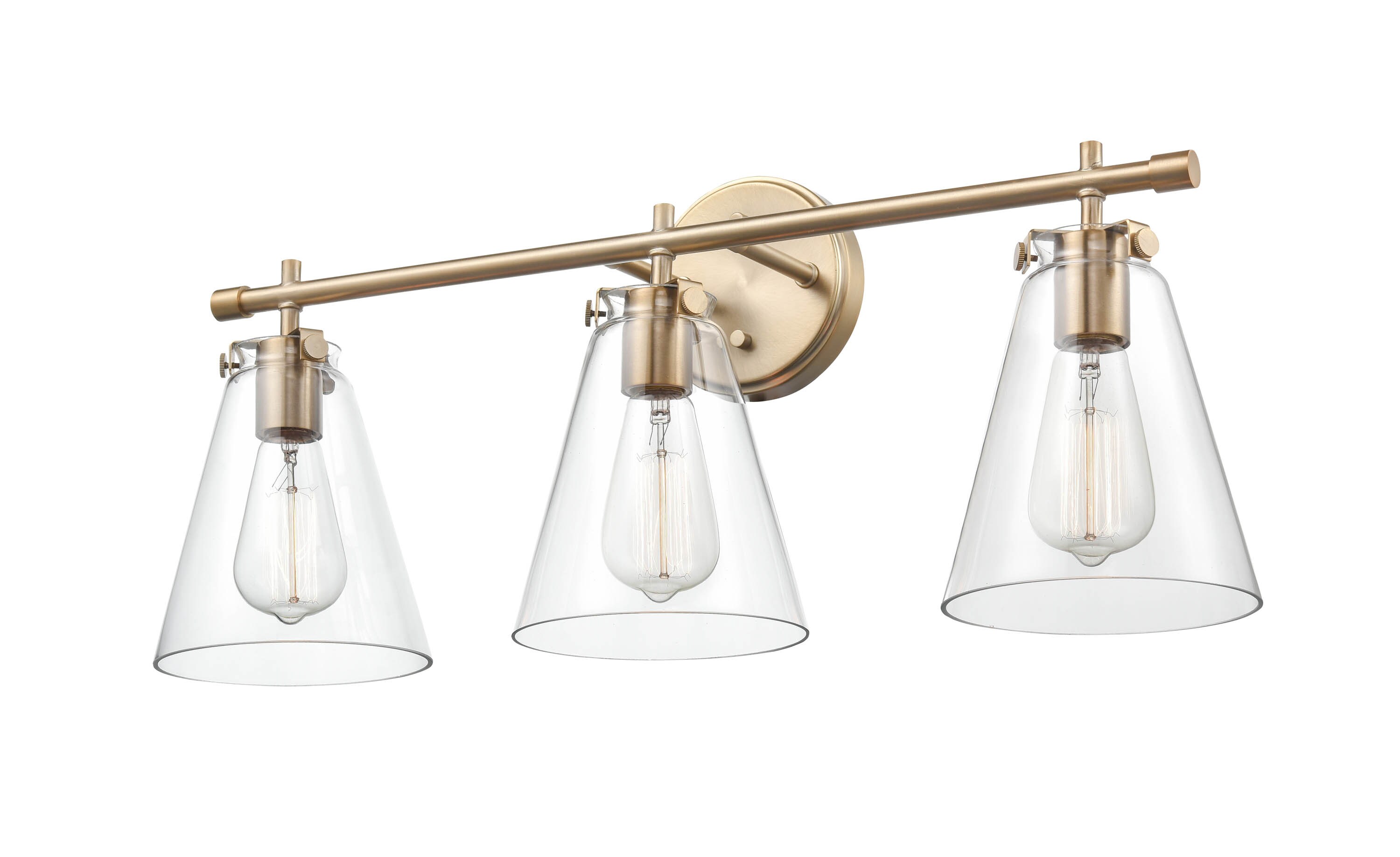 Millennium Lighting Ashford 3-Light Modern Gold Traditional Dry