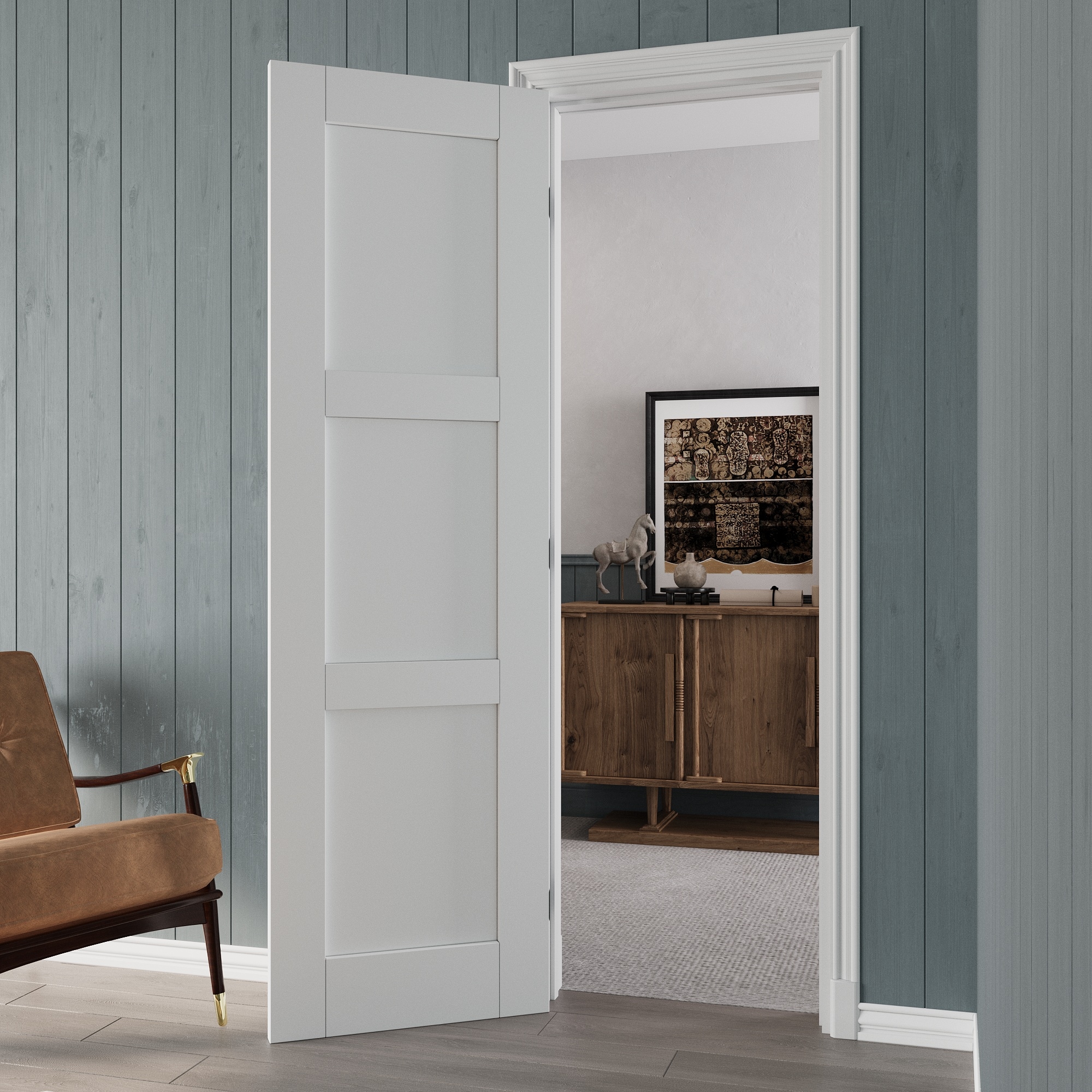 JUJUBON IN-PREPR-FM-SGXB-24R Pre-Hung-Doors - View #9