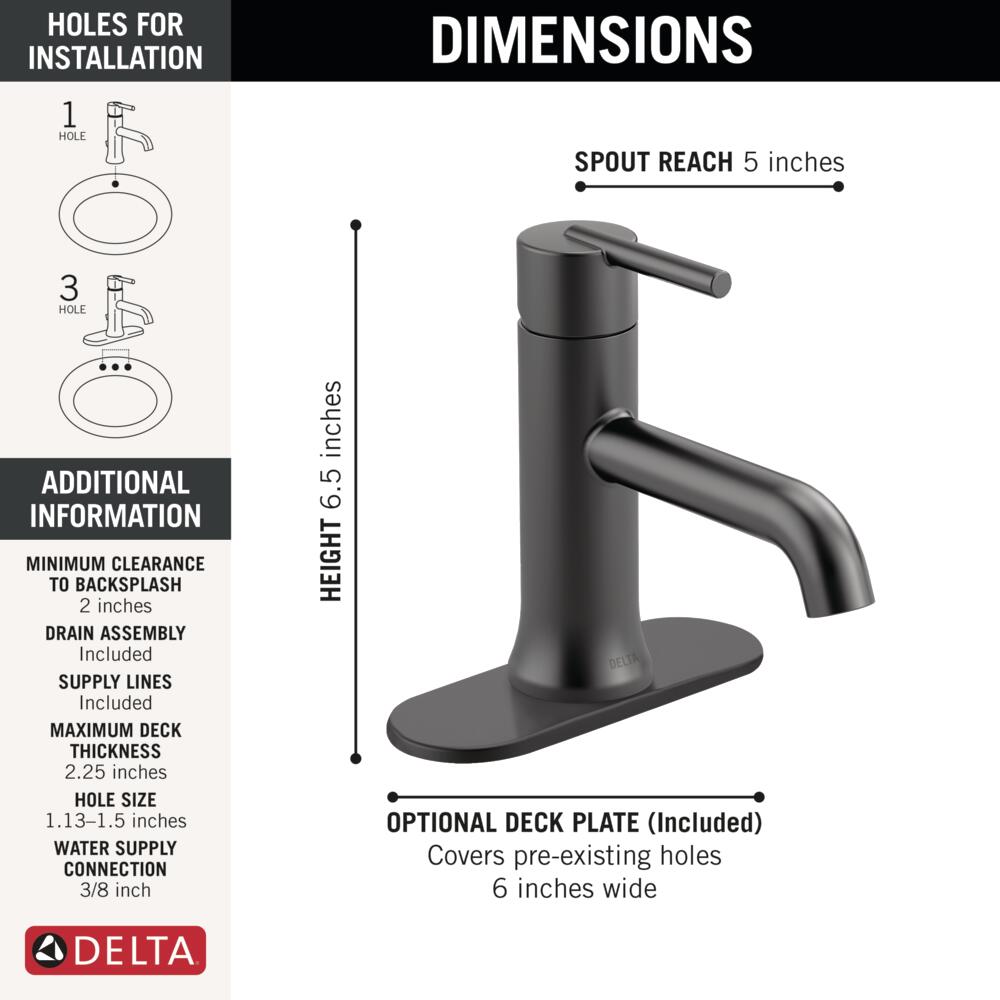 Delta 559LF-BLMPU Lavatory-Faucets - View #5