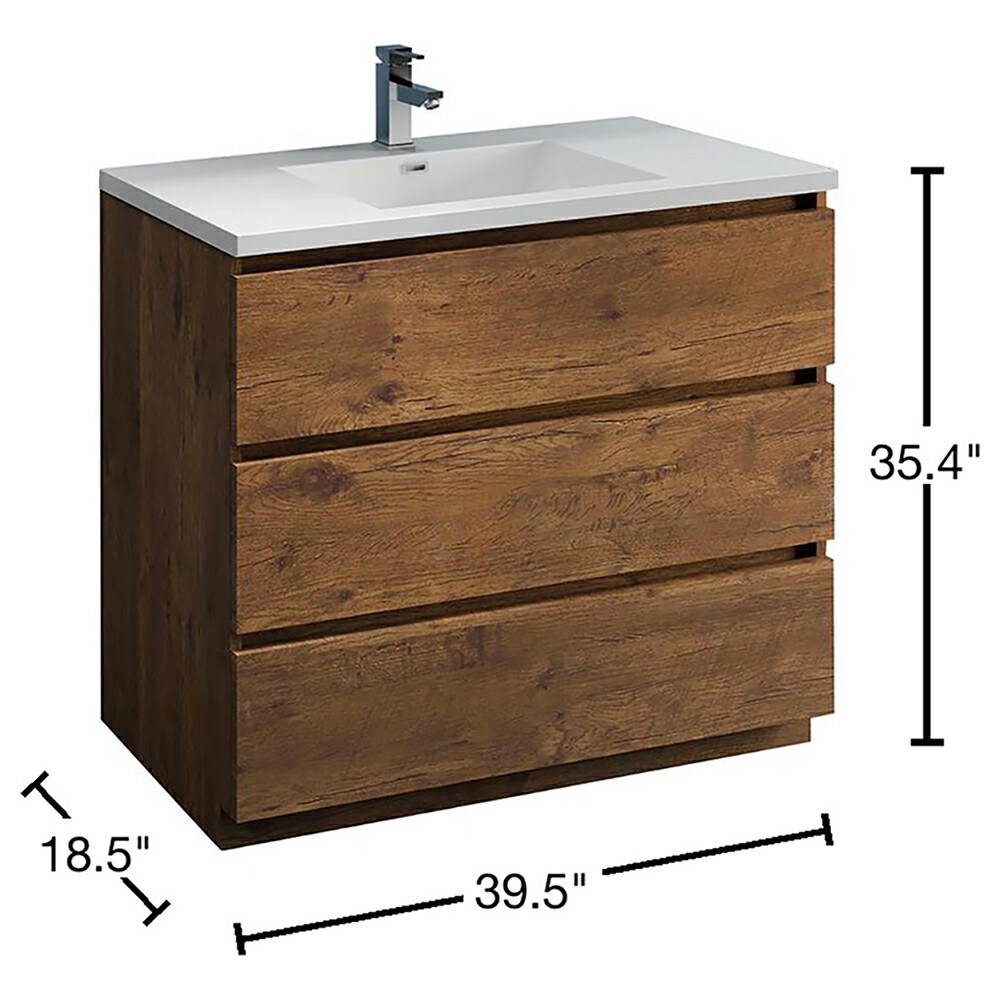 Fresca FCB9342RW-I Bath-Vanity-Combo - View #10