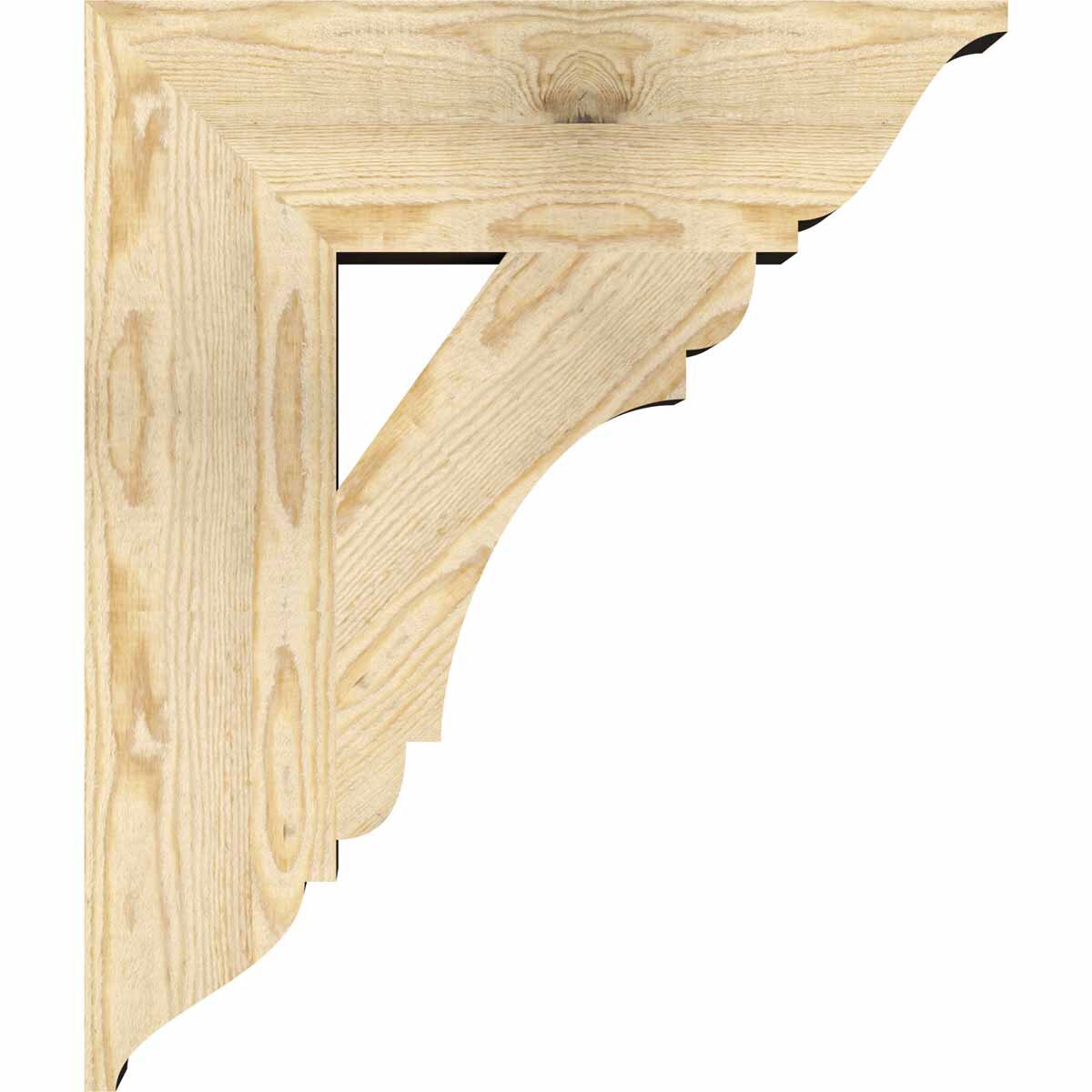 Ekena Millwork BKT06X22X26OLY01RDF Exterior-Brackets-Braces - View #3