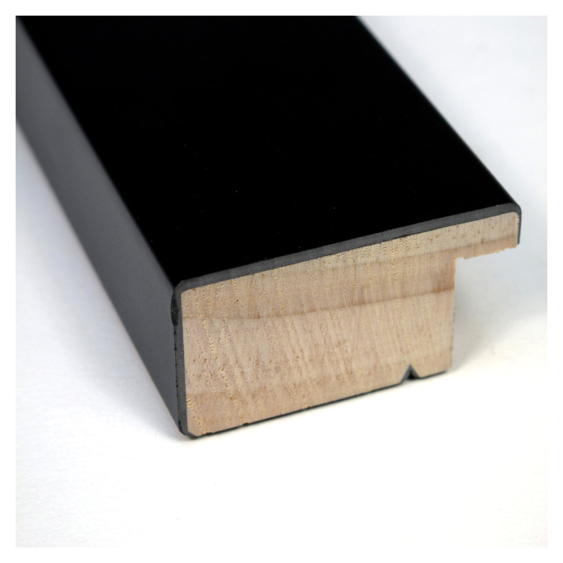 Black Rectangular Wood Bathroom Vanity Mirror